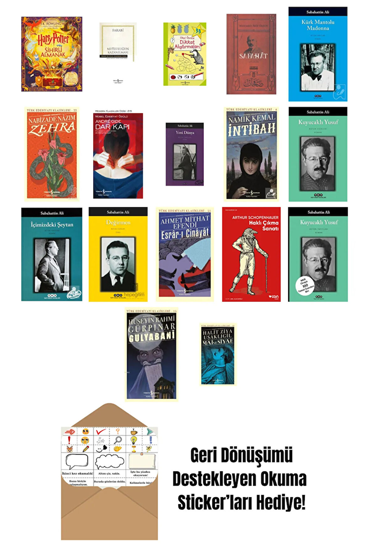En Çok Okunan Türk Edebiyatı Kitapları 17 Kitap Set