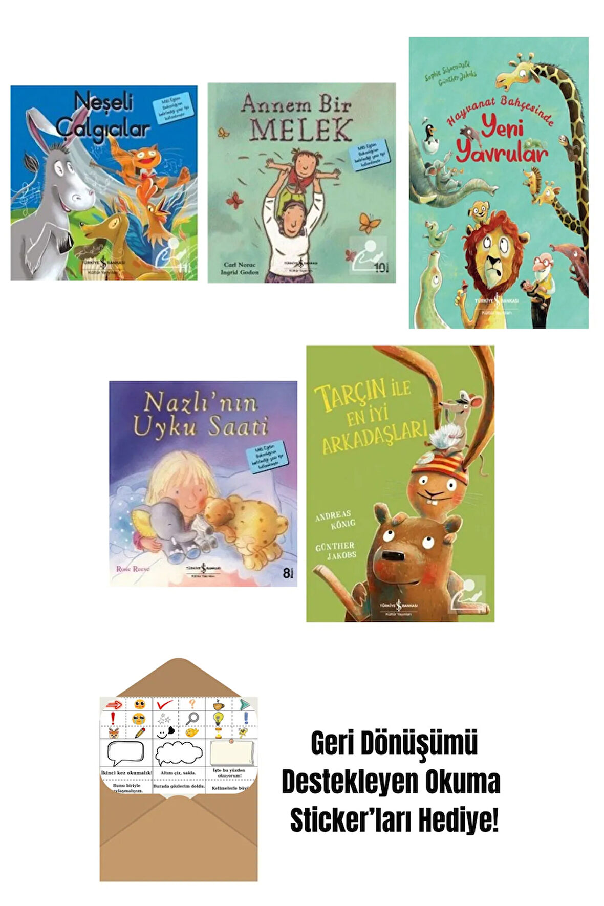 En Çok Okunan Çocuk Masal Öykü Kitapları 5 Kitap Set