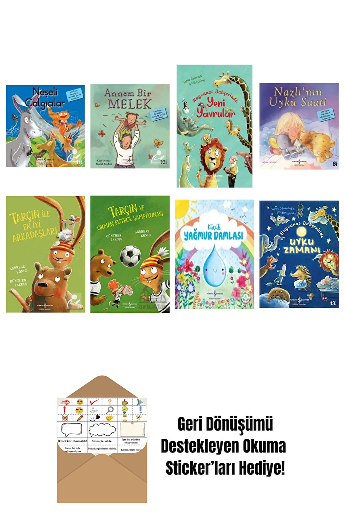 En Çok Okunan Çocuk Masal Öykü Kitapları 8 Kitap Set