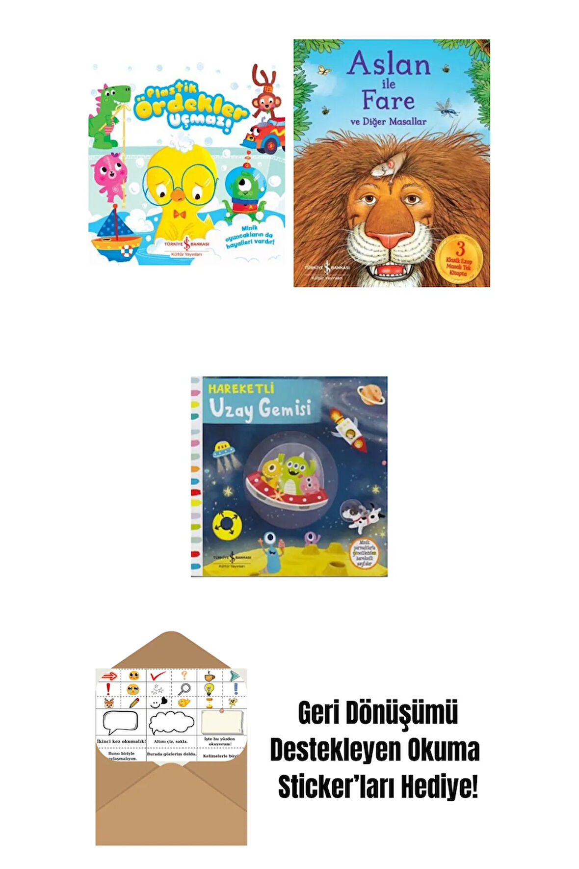 En Çok Okunan Sesli Çocuk Kitapları 3 Kitap Set