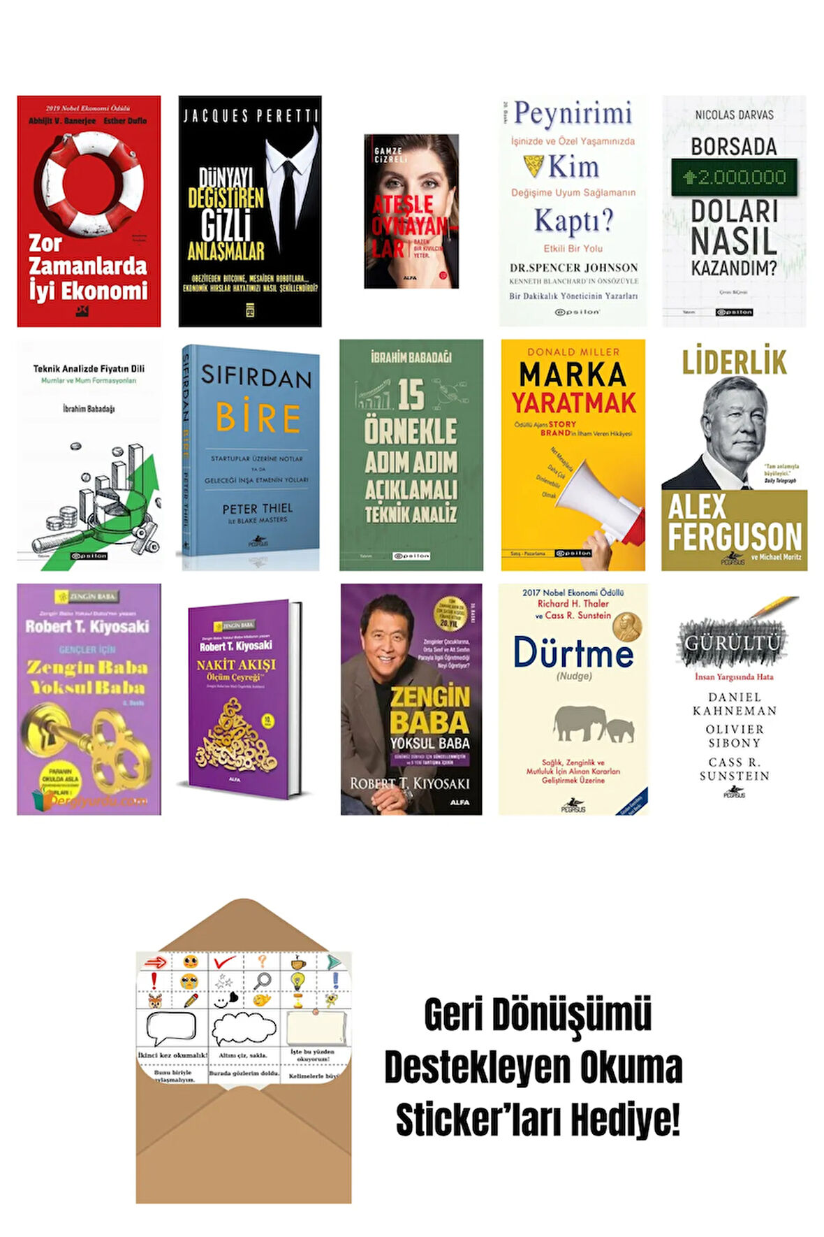 En Çok Okunan İş Ekonomi Kitapları 15 Kitap Set