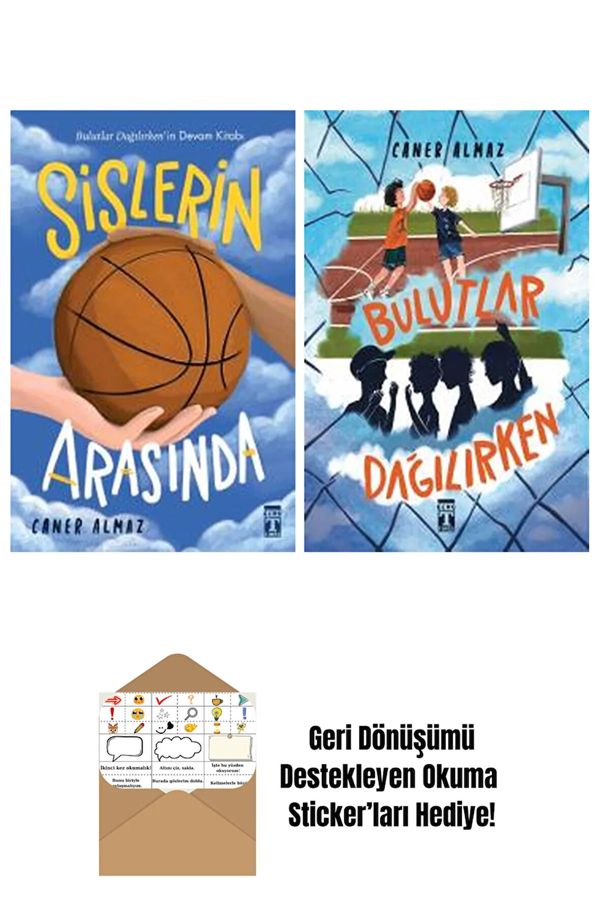 Caner Almaz 2 Kitap Seti + Okuma Sticker'ları