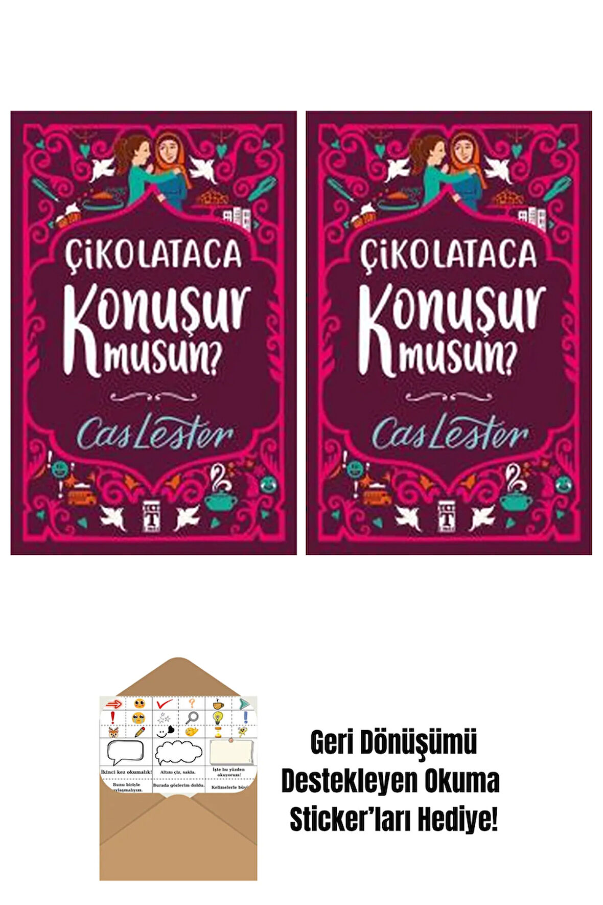 Cas Lester 2 Kitap Seti + Okuma Sticker'ları