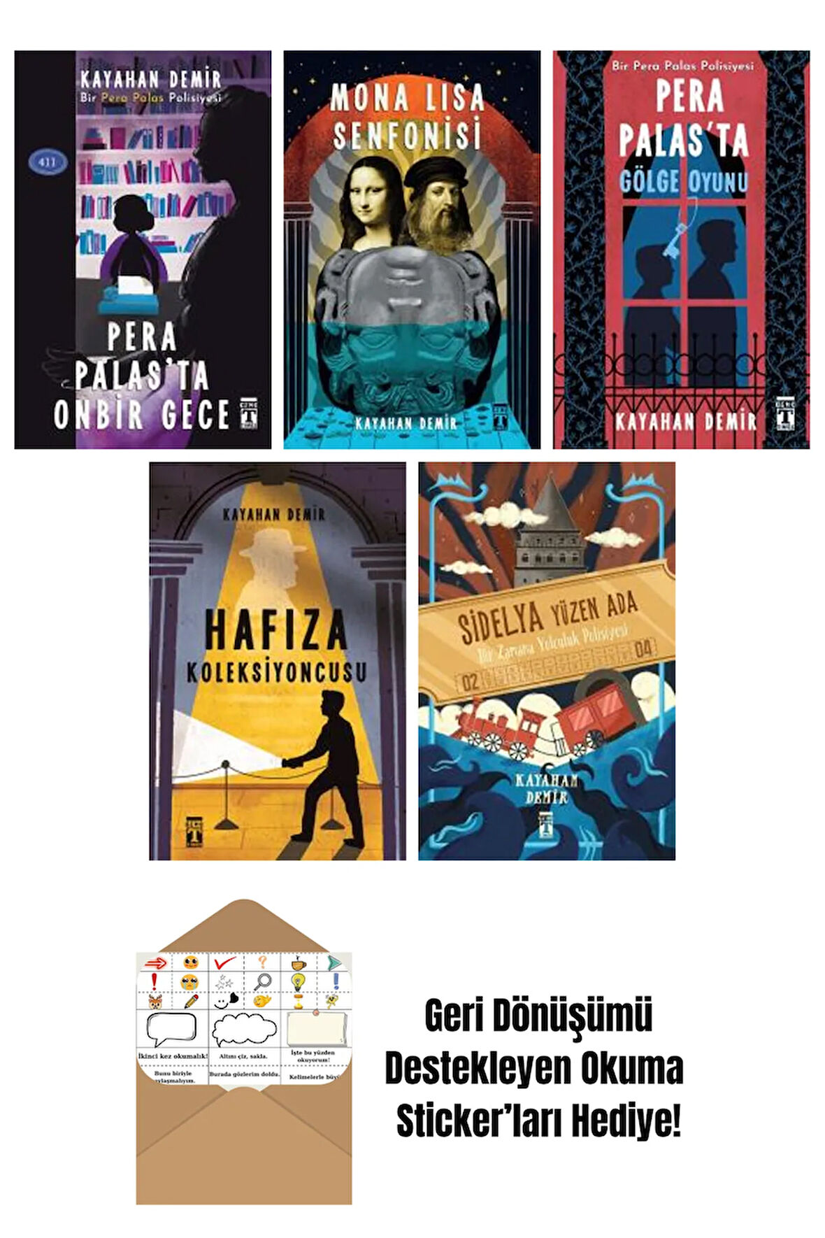 Kayahan Demir 5 Kitap Seti + Okuma Sticker'ları