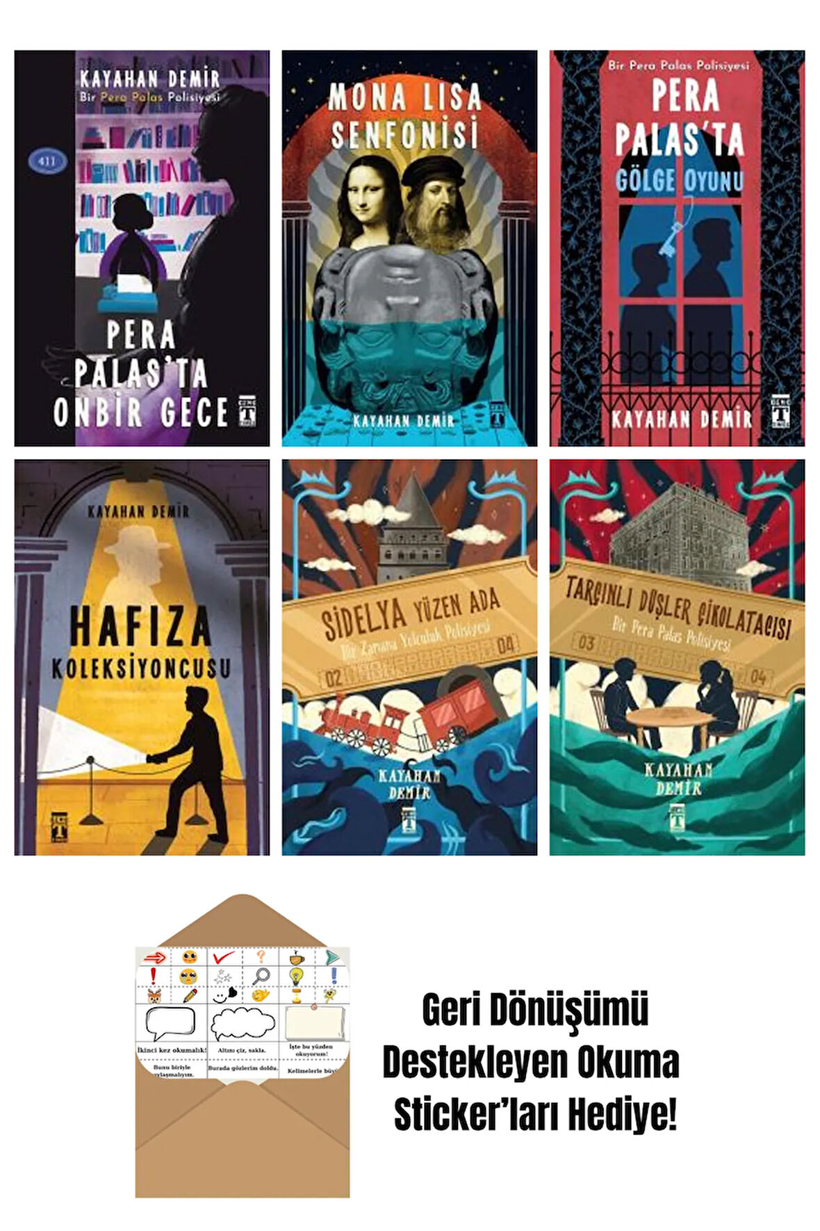 Kayahan Demir 6 Kitap Seti + Okuma Sticker'ları