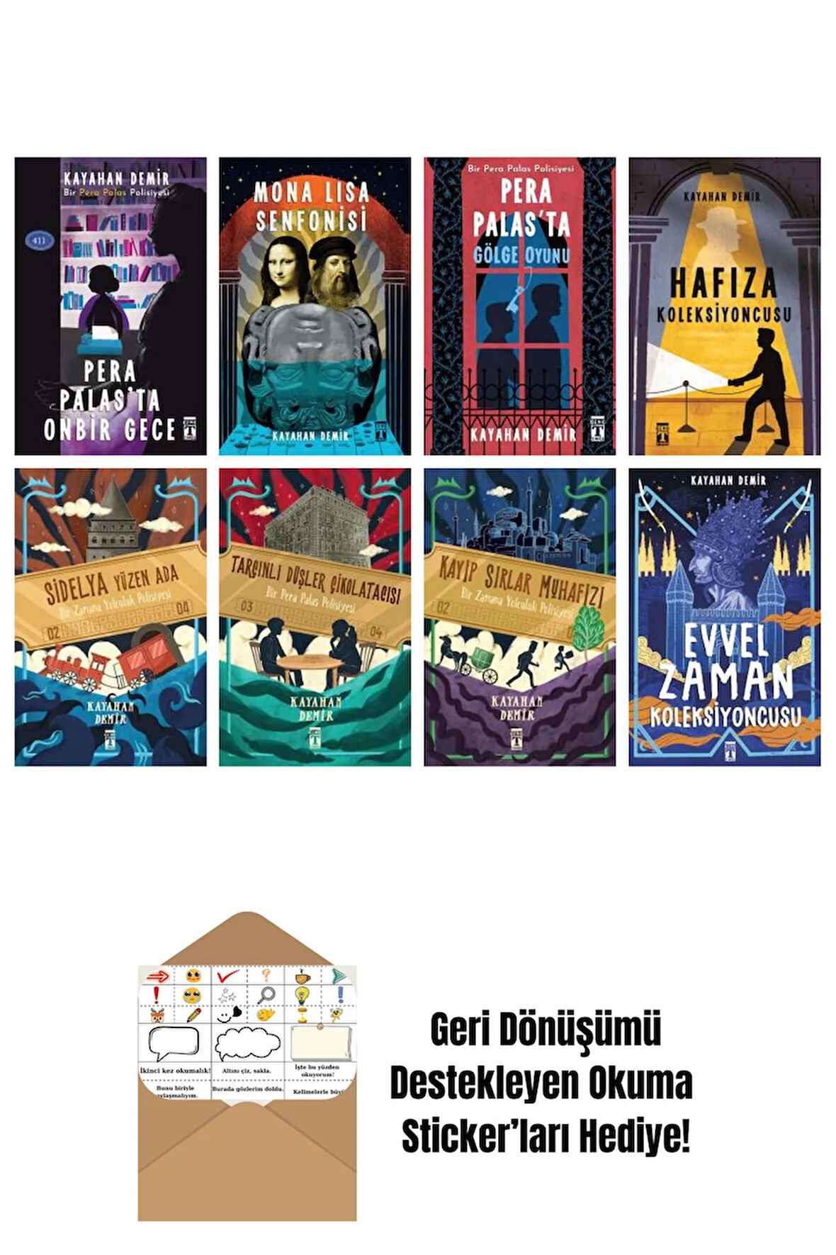 Kayahan Demir 8 Kitap Seti + Okuma Sticker'ları