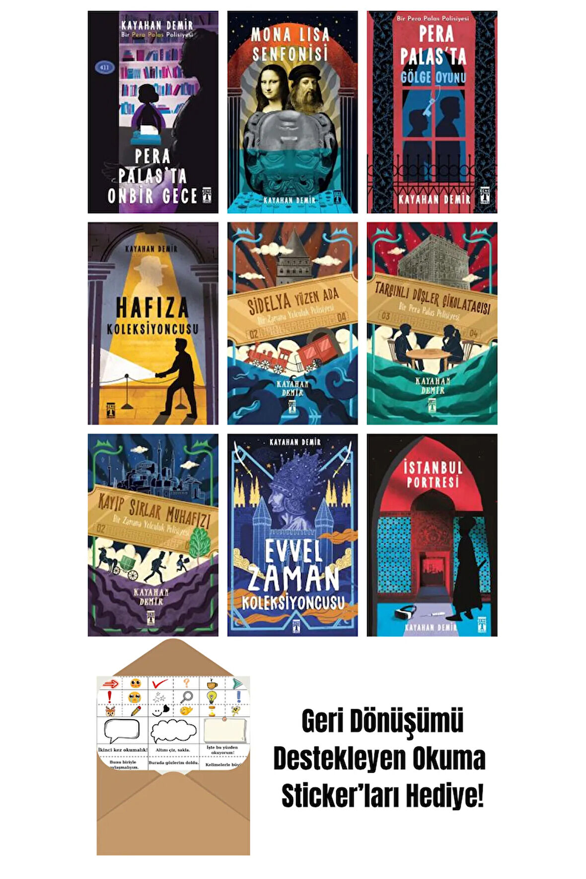 Kayahan Demir 9 Kitap Seti + Okuma Sticker'ları