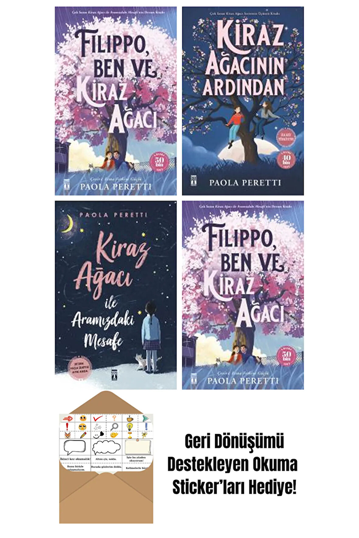 Paola Peretti 4 Kitap Seti + Okuma Sticker'ları