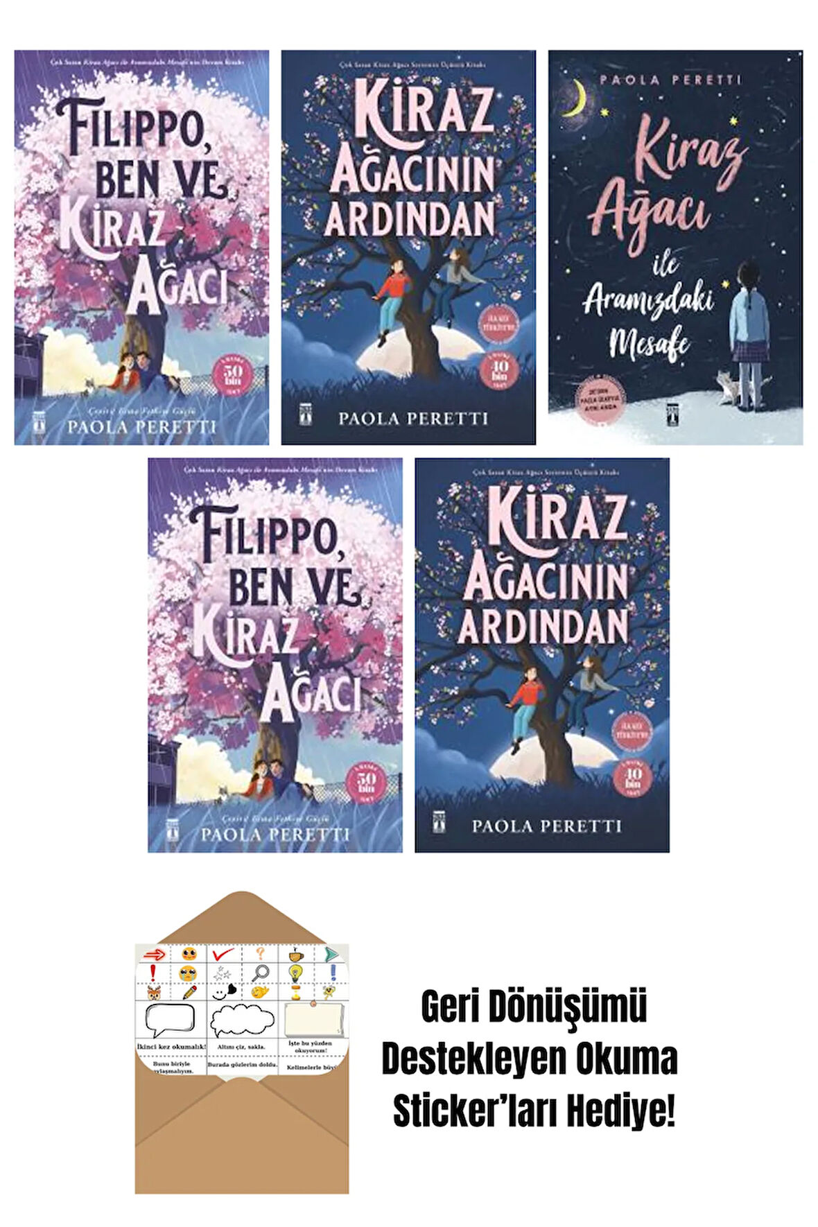 Paola Peretti 5 Kitap Seti + Okuma Sticker'ları