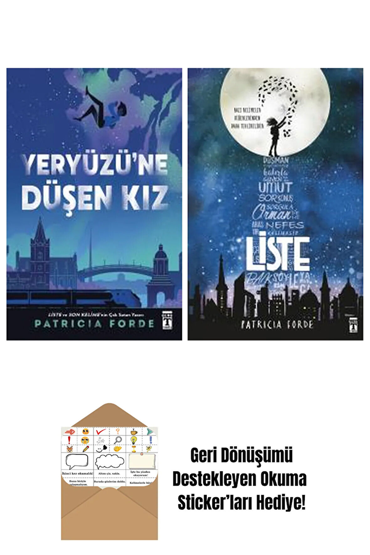 Patricia Forde 2 Kitap Seti + Okuma Sticker'ları
