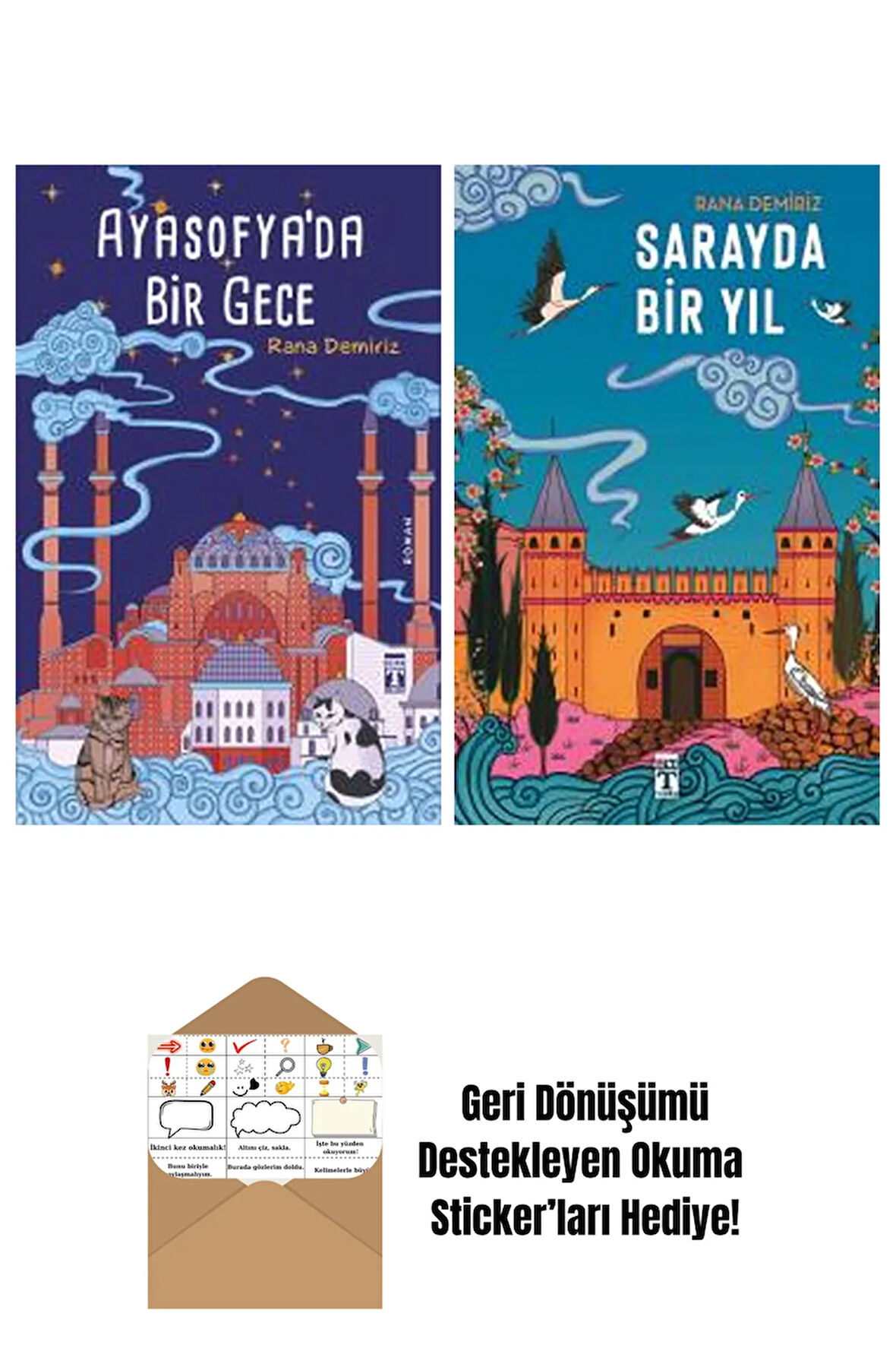 Rana Demiriz 2 Kitap Seti + Okuma Sticker'ları