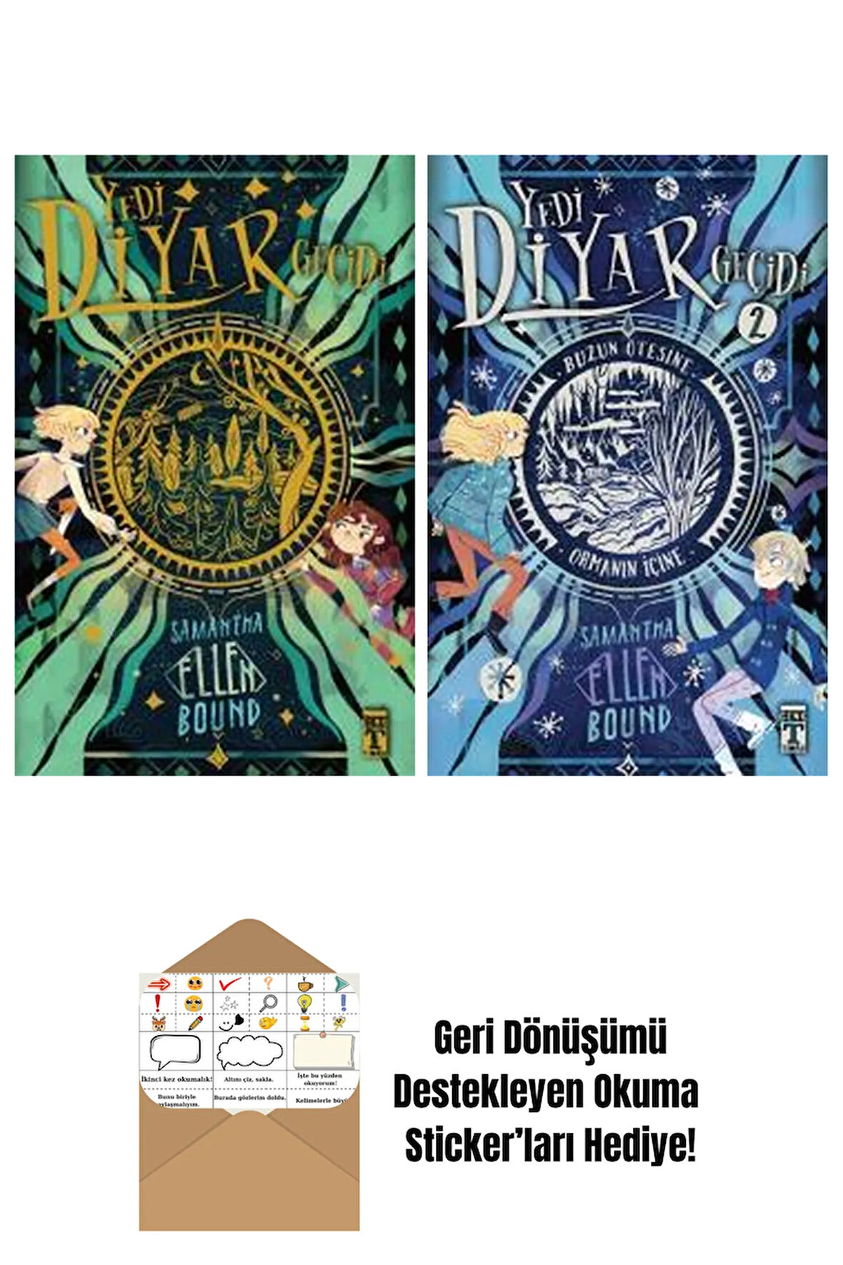 Samantha-ellen Bound 2 Kitap Seti + Okuma Sticker'ları