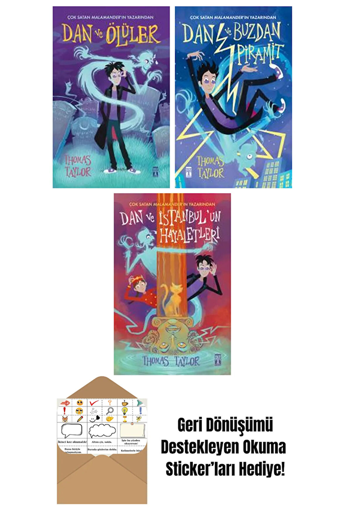 Thomas Taylor 3 Kitap Seti + Okuma Sticker'ları