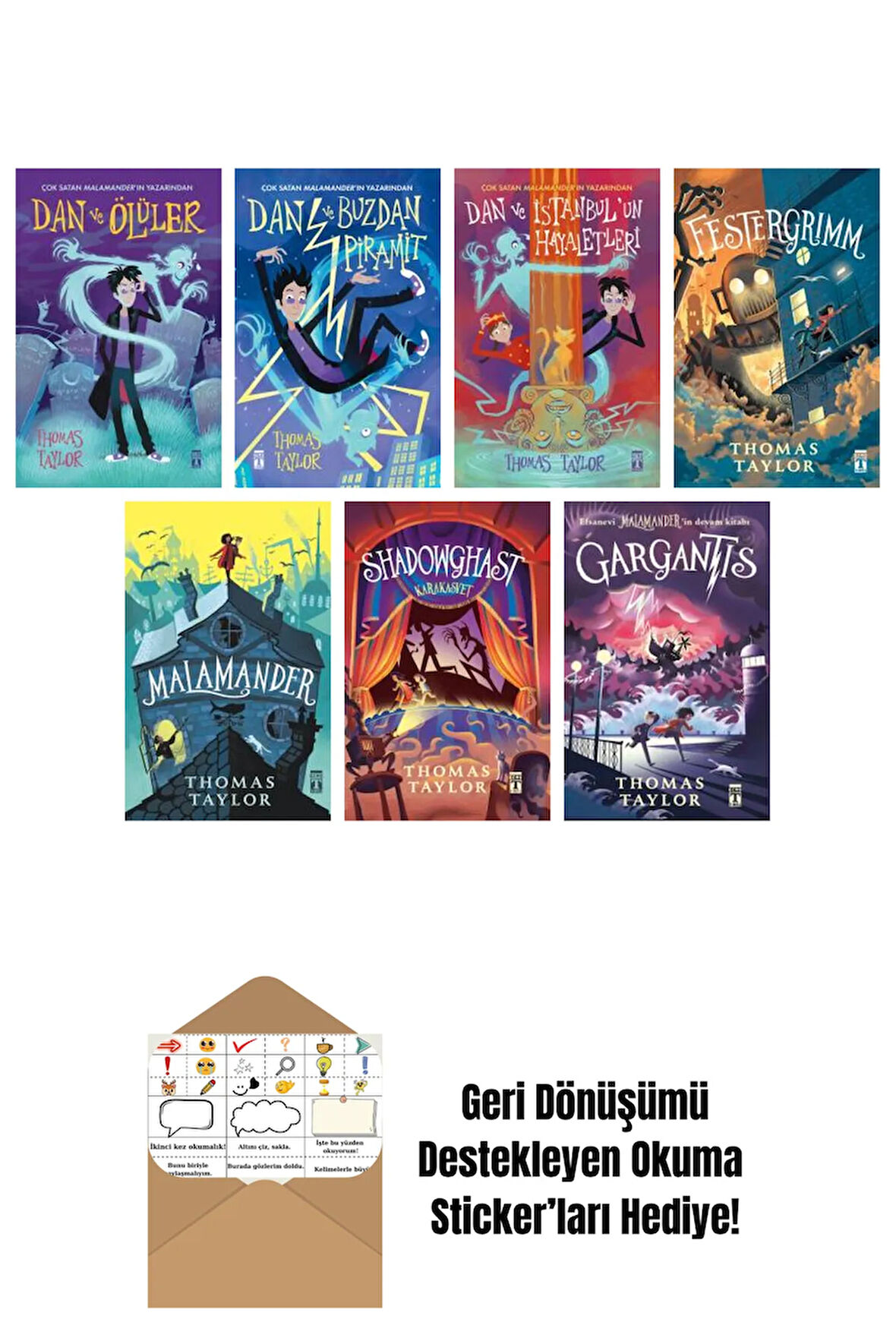 Thomas Taylor 7 Kitap Seti + Okuma Sticker'ları