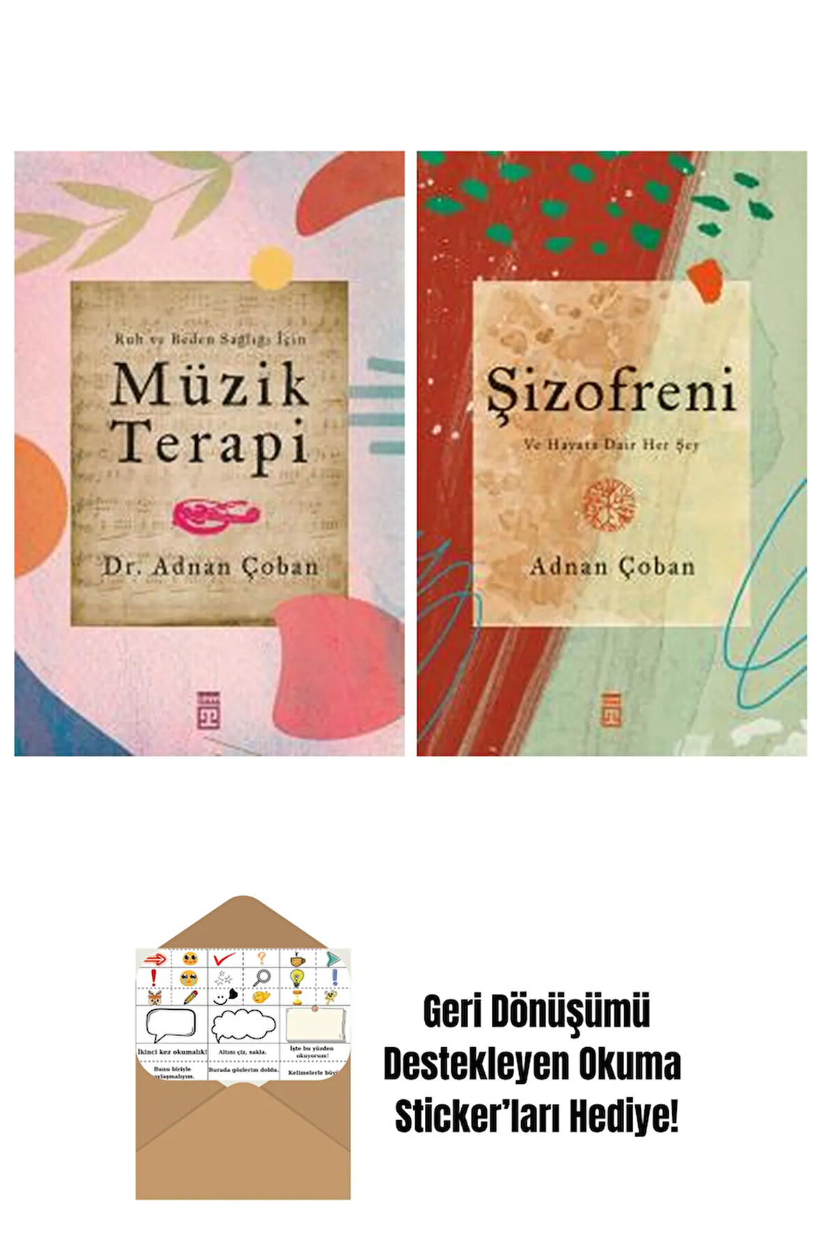 Adnan Çoban 2 Kitap Seti + Okuma Sticker'ları
