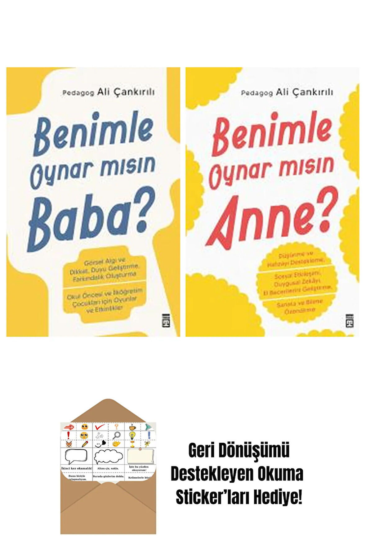 Ali Çankırılı 2 Kitap Seti + Okuma Sticker'ları