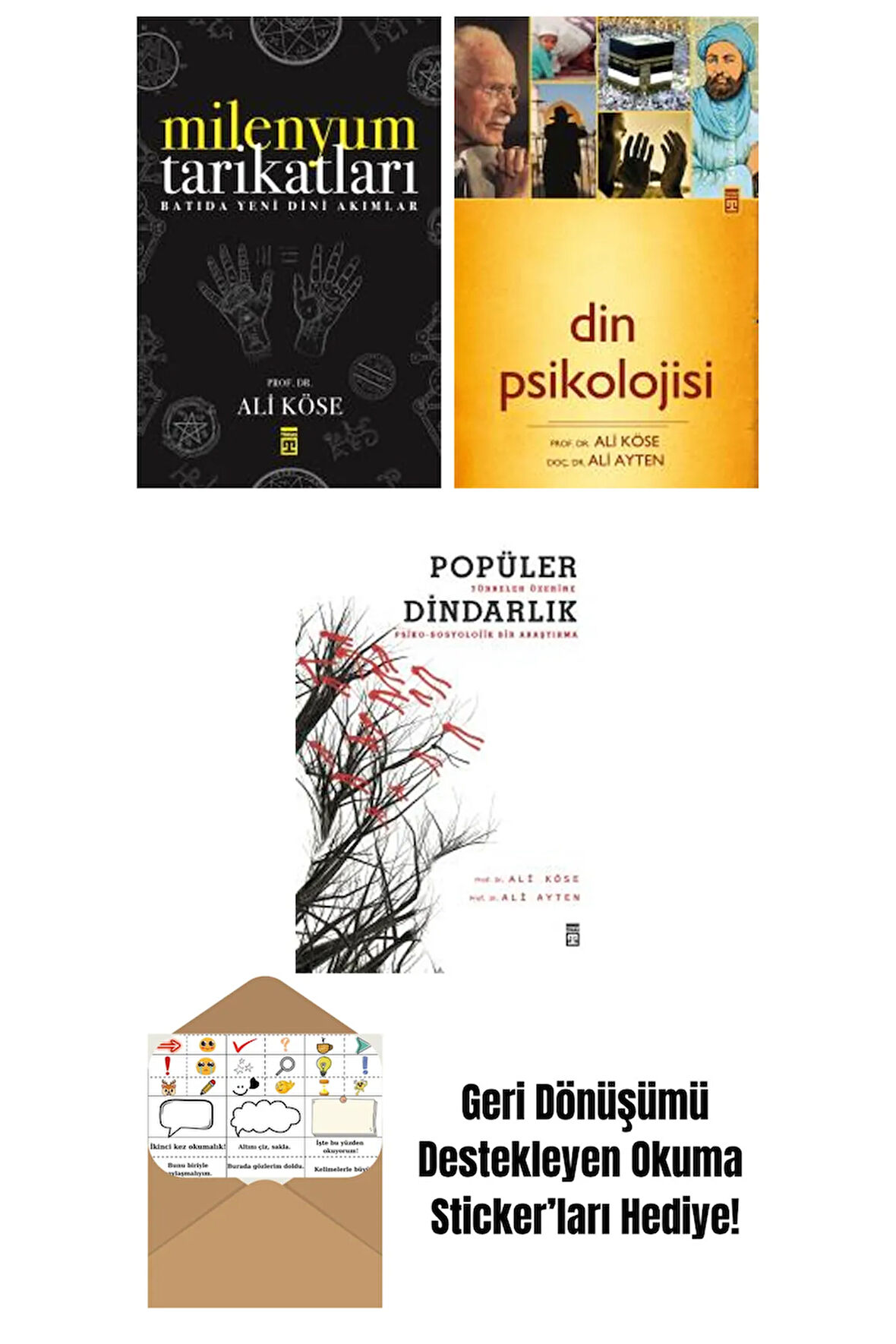 Ali Köse 3 Kitap Seti + Okuma Sticker'ları