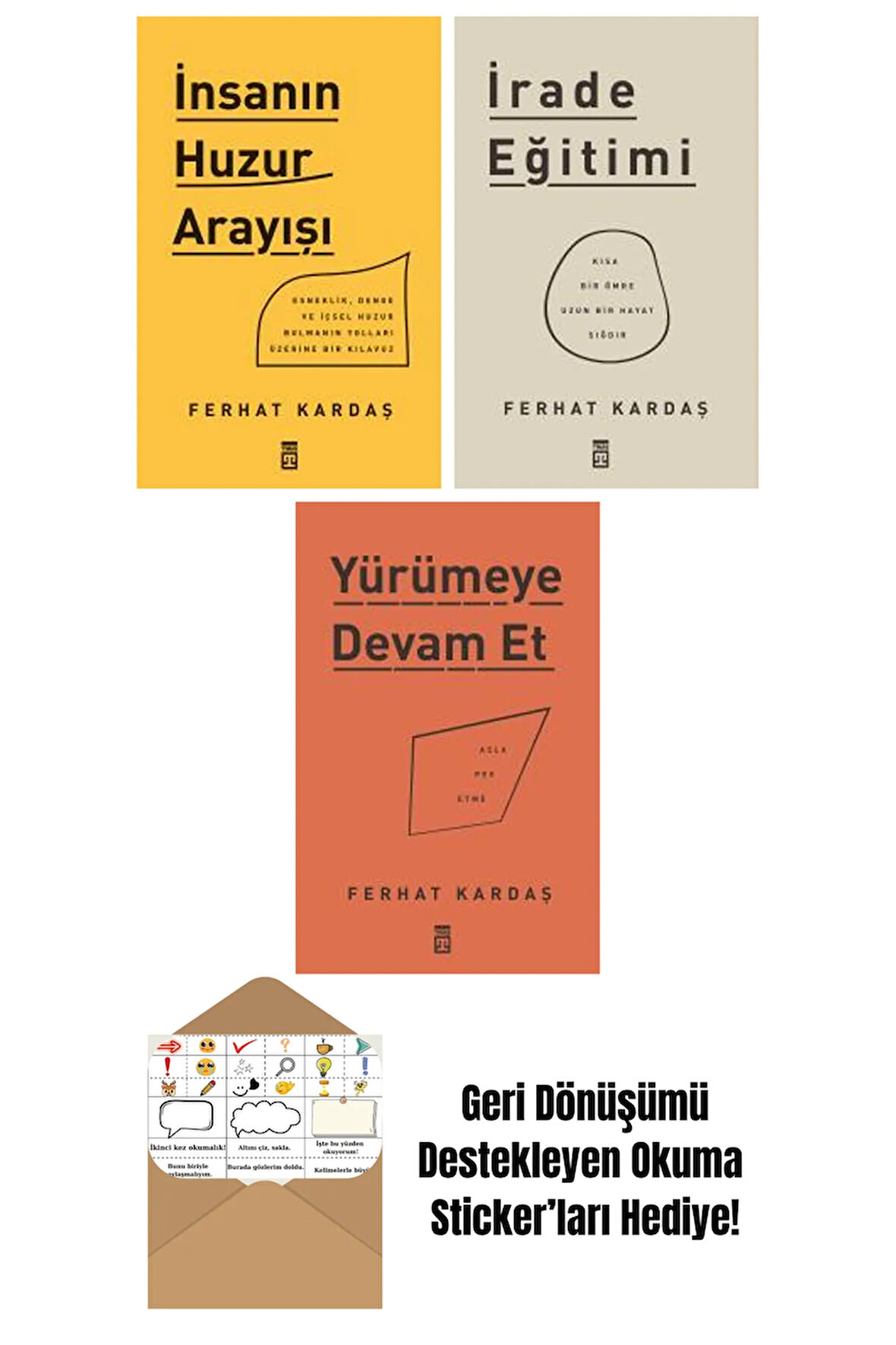 Ferhat Kardaş 3 Kitap Seti + Okuma Sticker'ları