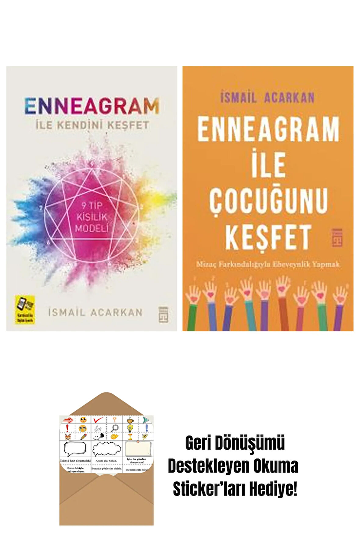 İsmail Acarkan 2 Kitap Seti + Okuma Sticker'ları