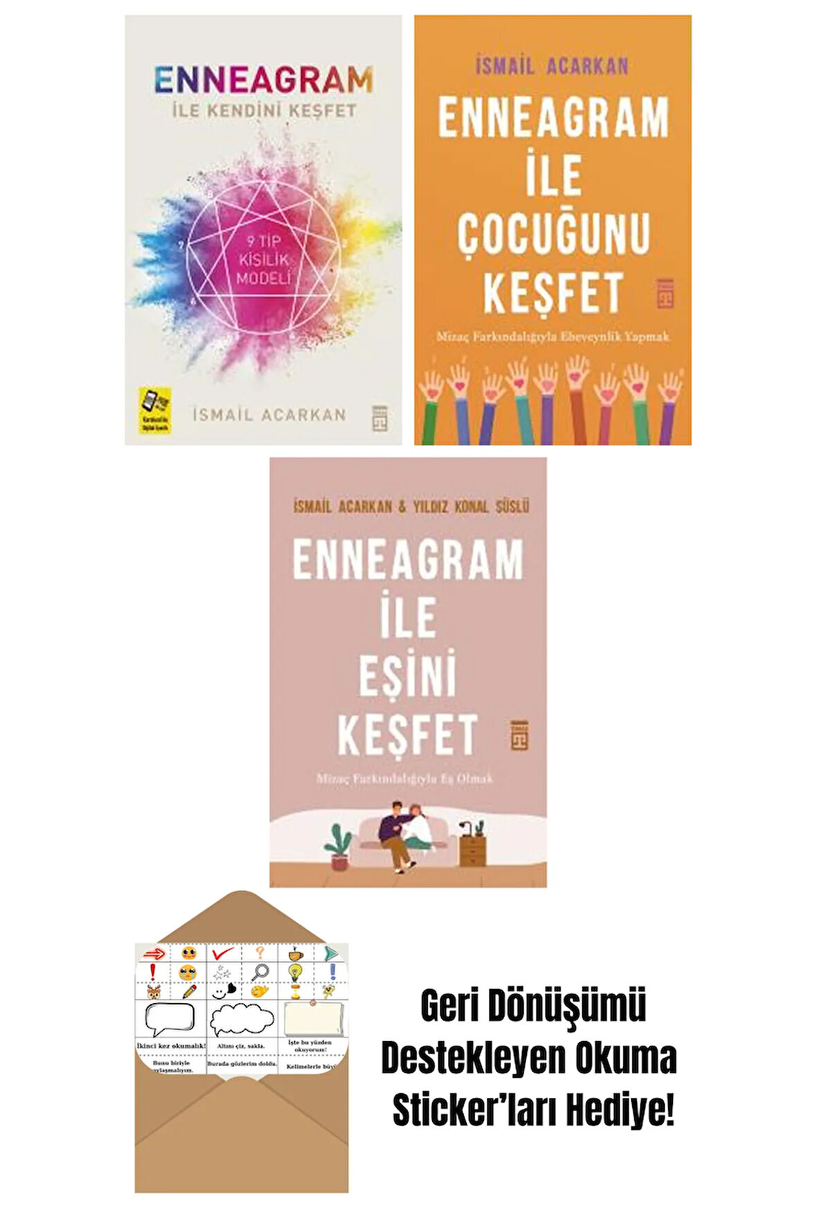 İsmail Acarkan 3 Kitap Seti + Okuma Sticker'ları