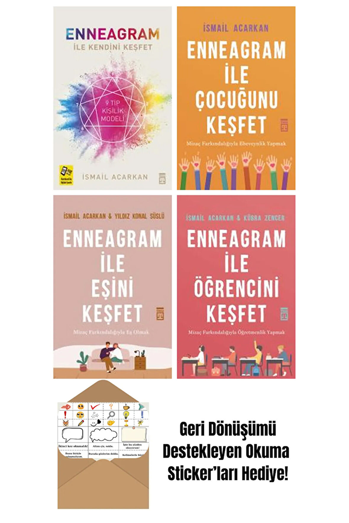 İsmail Acarkan 4 Kitap Seti + Okuma Sticker'ları