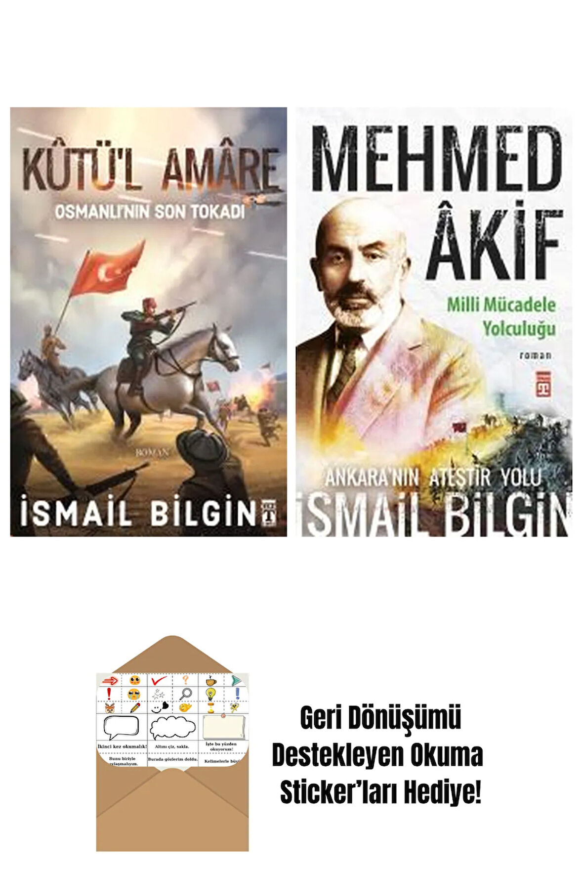 İsmail Bilgin 2 Kitap Seti + Okuma Sticker'ları