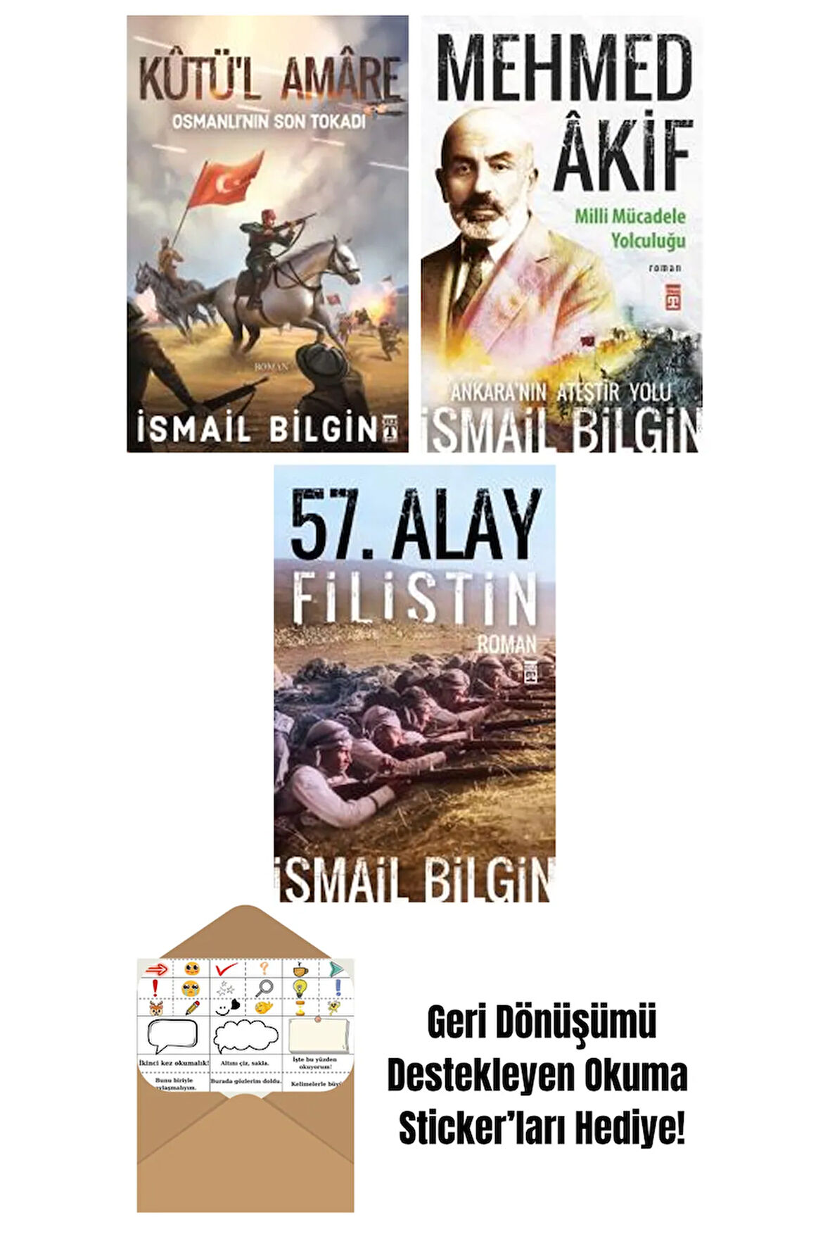 İsmail Bilgin 3 Kitap Seti + Okuma Sticker'ları