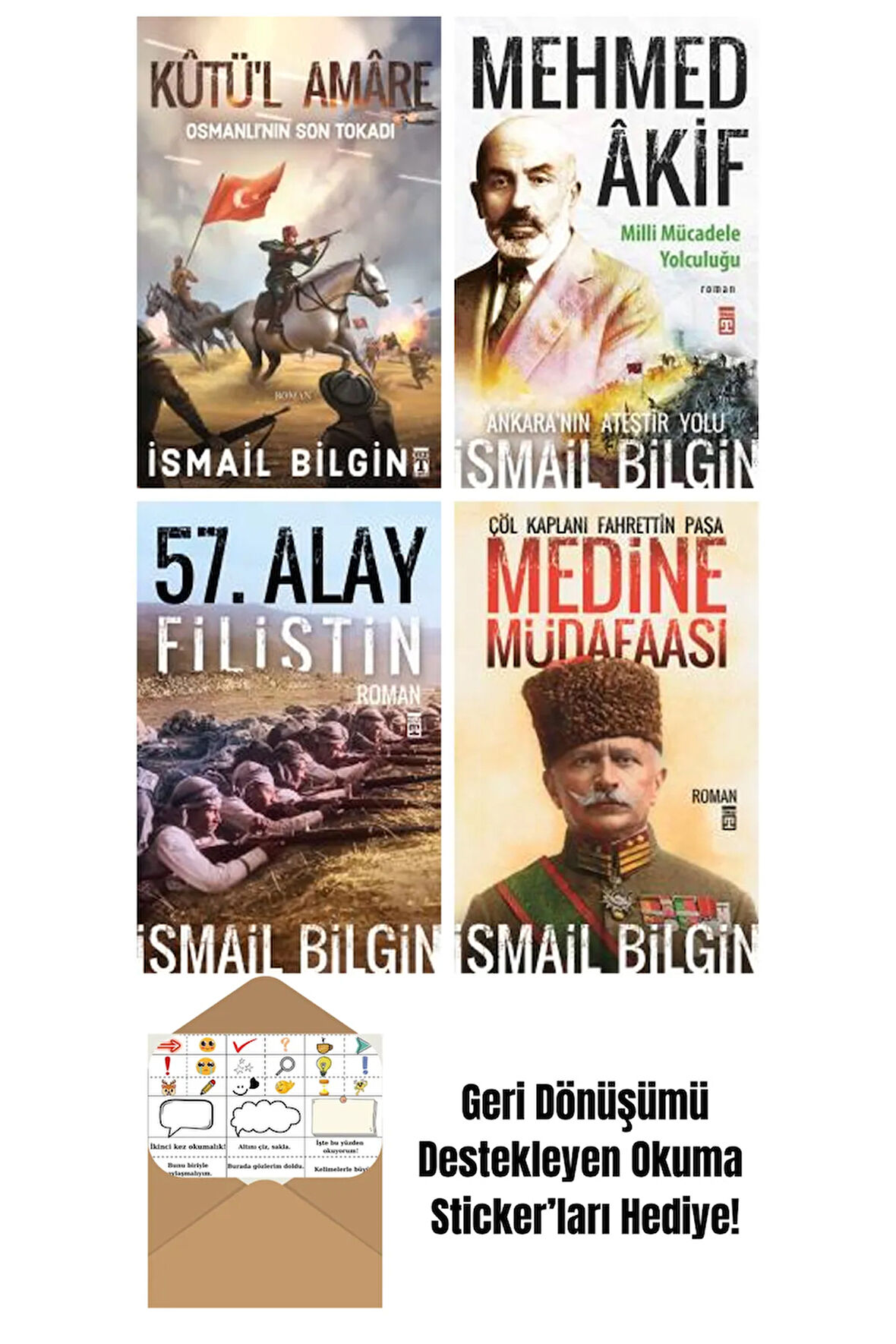 İsmail Bilgin 4 Kitap Seti + Okuma Sticker'ları