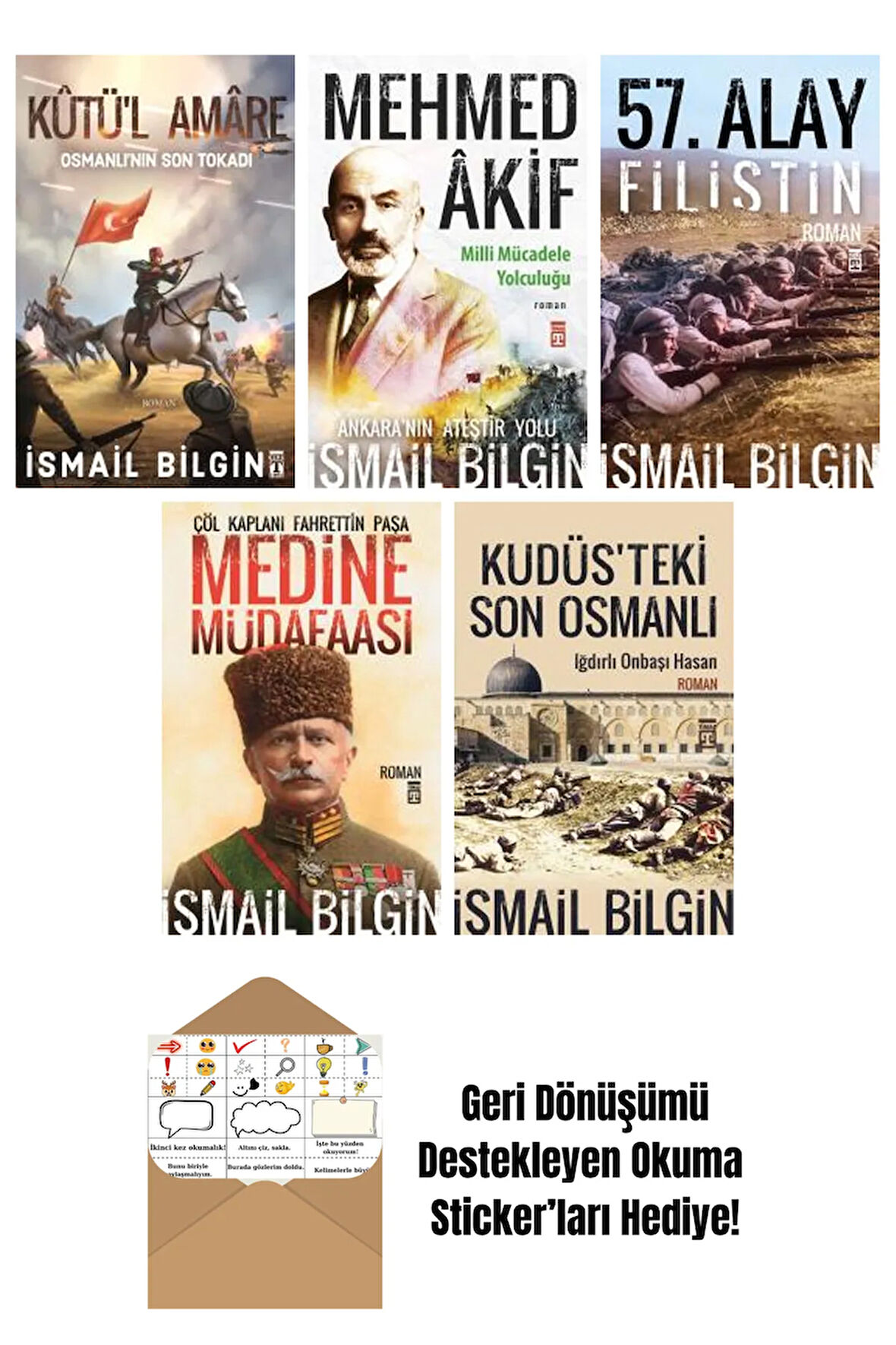 İsmail Bilgin 5 Kitap Seti + Okuma Sticker'ları