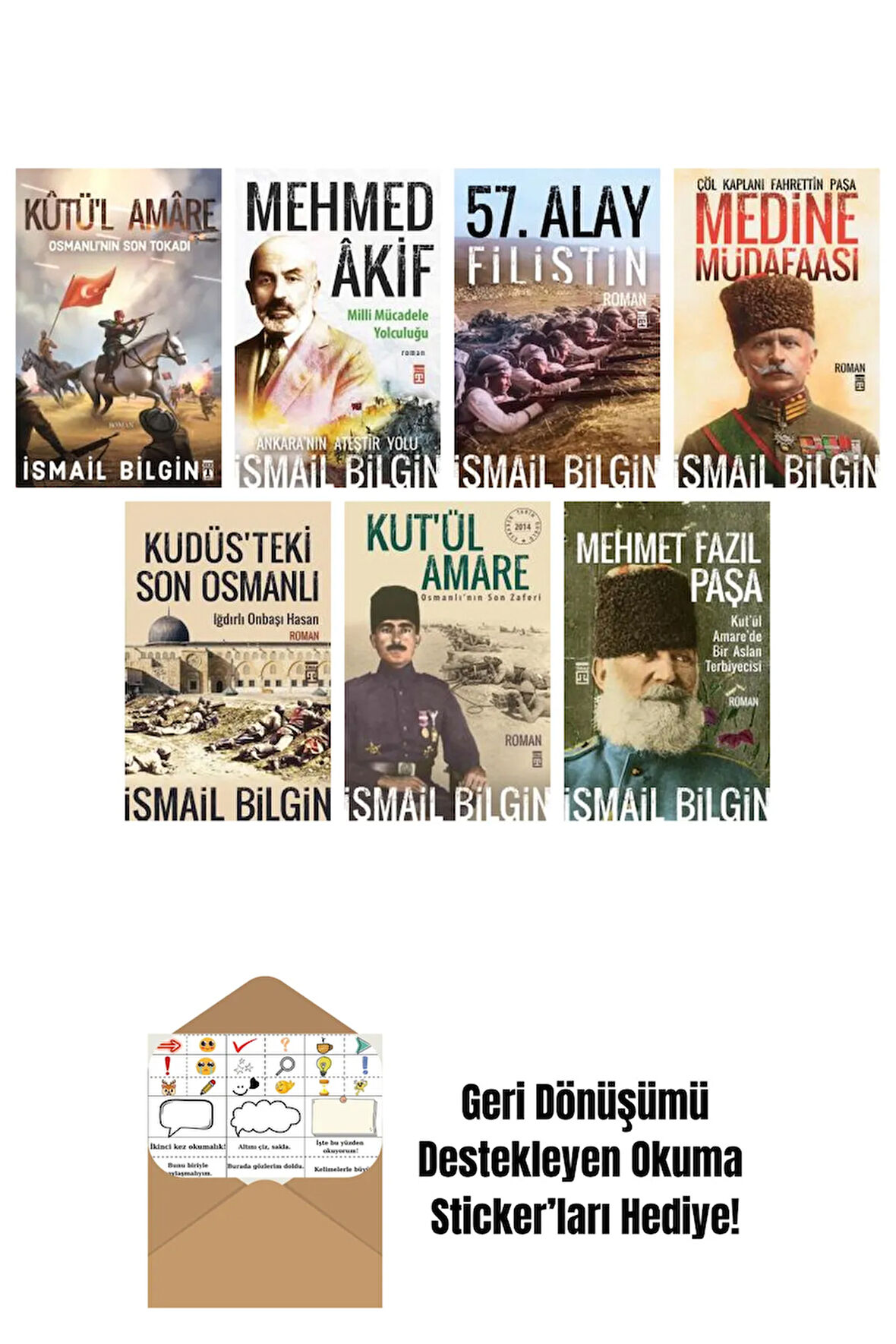 İsmail Bilgin 7 Kitap Seti + Okuma Sticker'ları