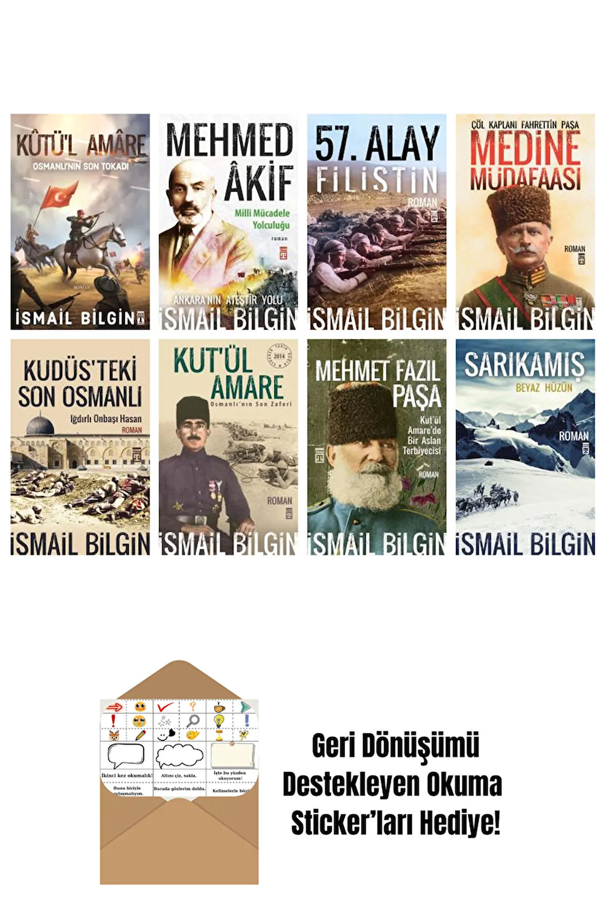 İsmail Bilgin 8 Kitap Seti + Okuma Sticker'ları