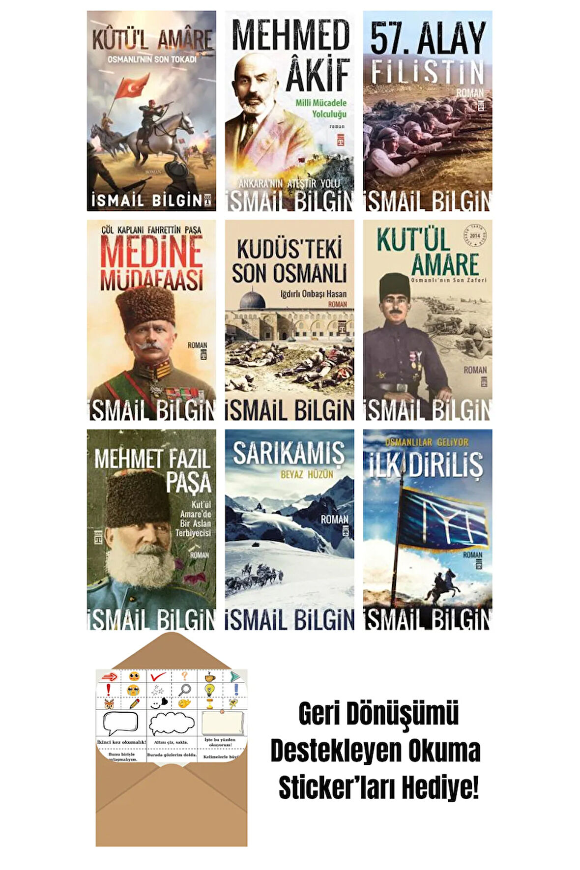İsmail Bilgin 9 Kitap Seti + Okuma Sticker'ları