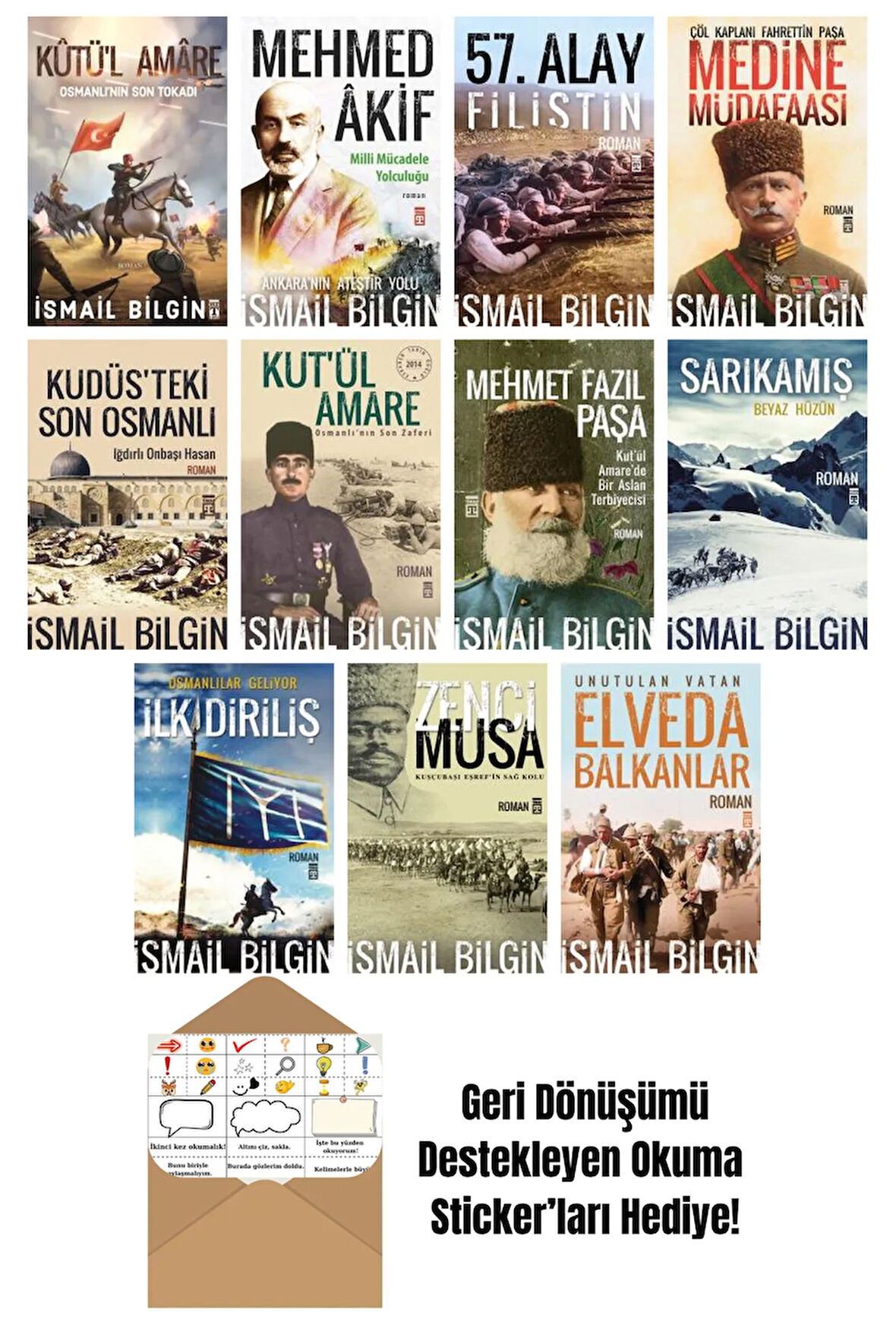 İsmail Bilgin 11 Kitap Seti + Okuma Sticker'ları