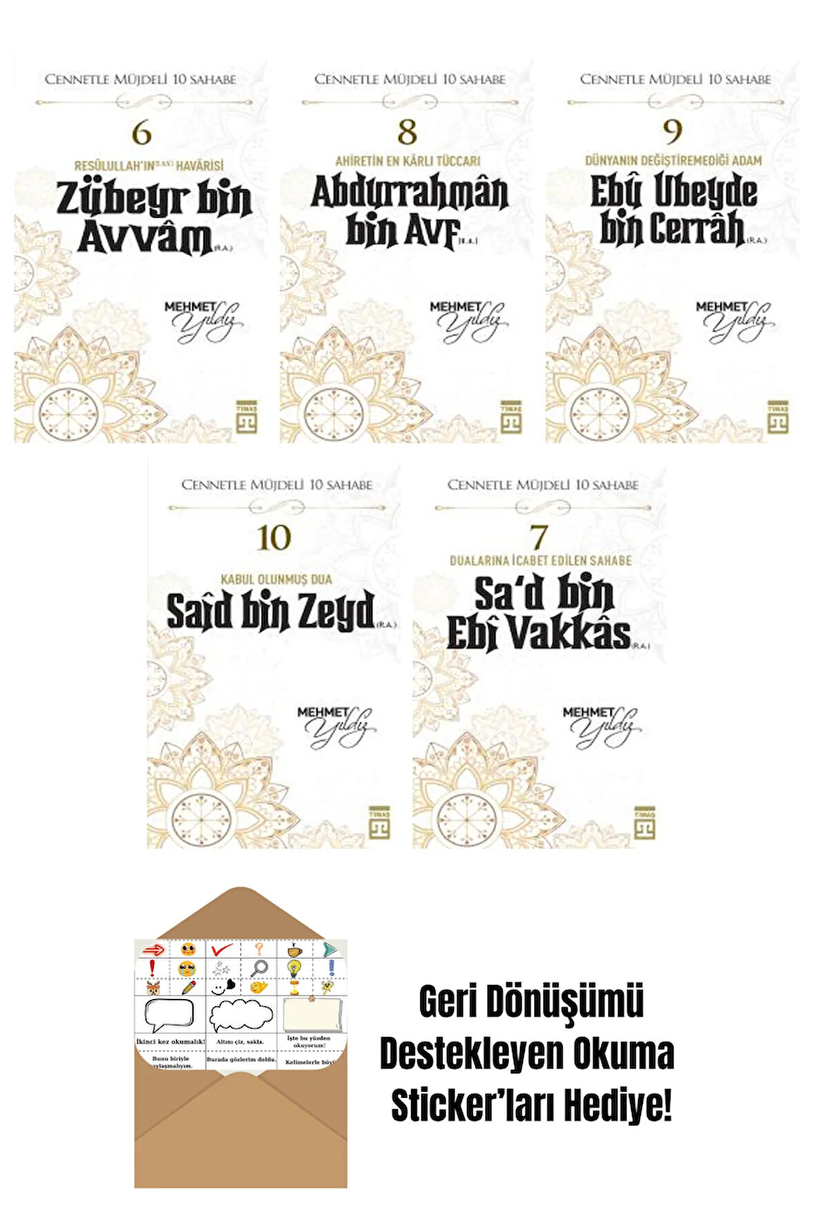 Mehmet Yıldız 5 Kitap Seti + Okuma Sticker'ları