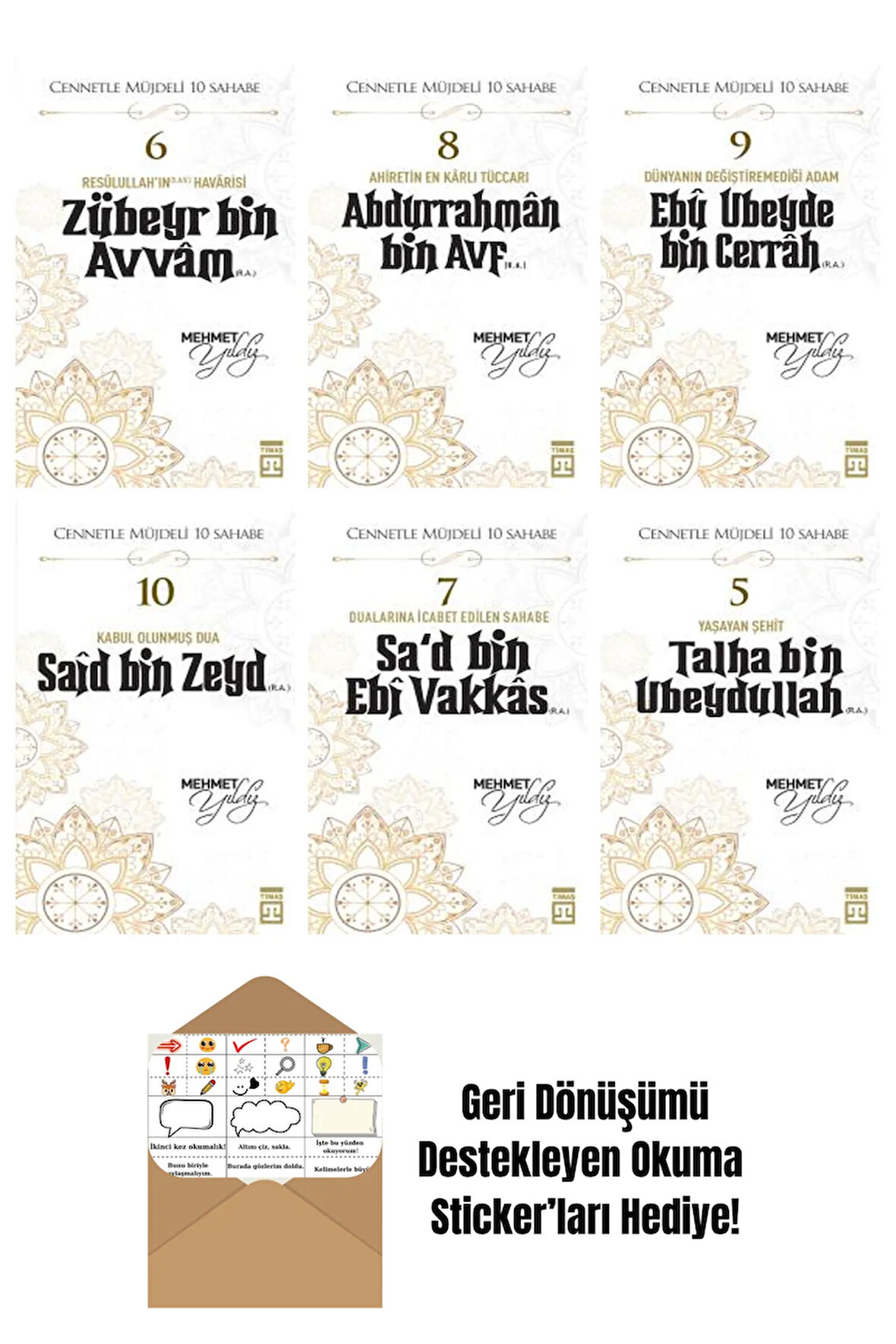 Mehmet Yıldız 6 Kitap Seti + Okuma Sticker'ları