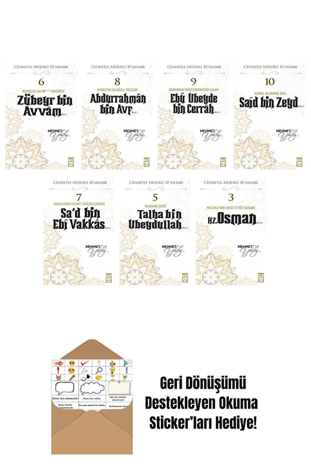 Mehmet Yıldız 7 Kitap Seti + Okuma Sticker'ları