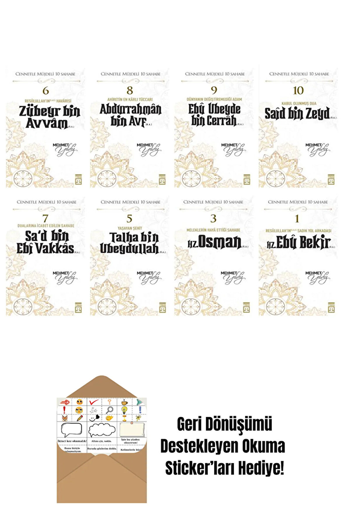 Mehmet Yıldız 8 Kitap Seti + Okuma Sticker'ları