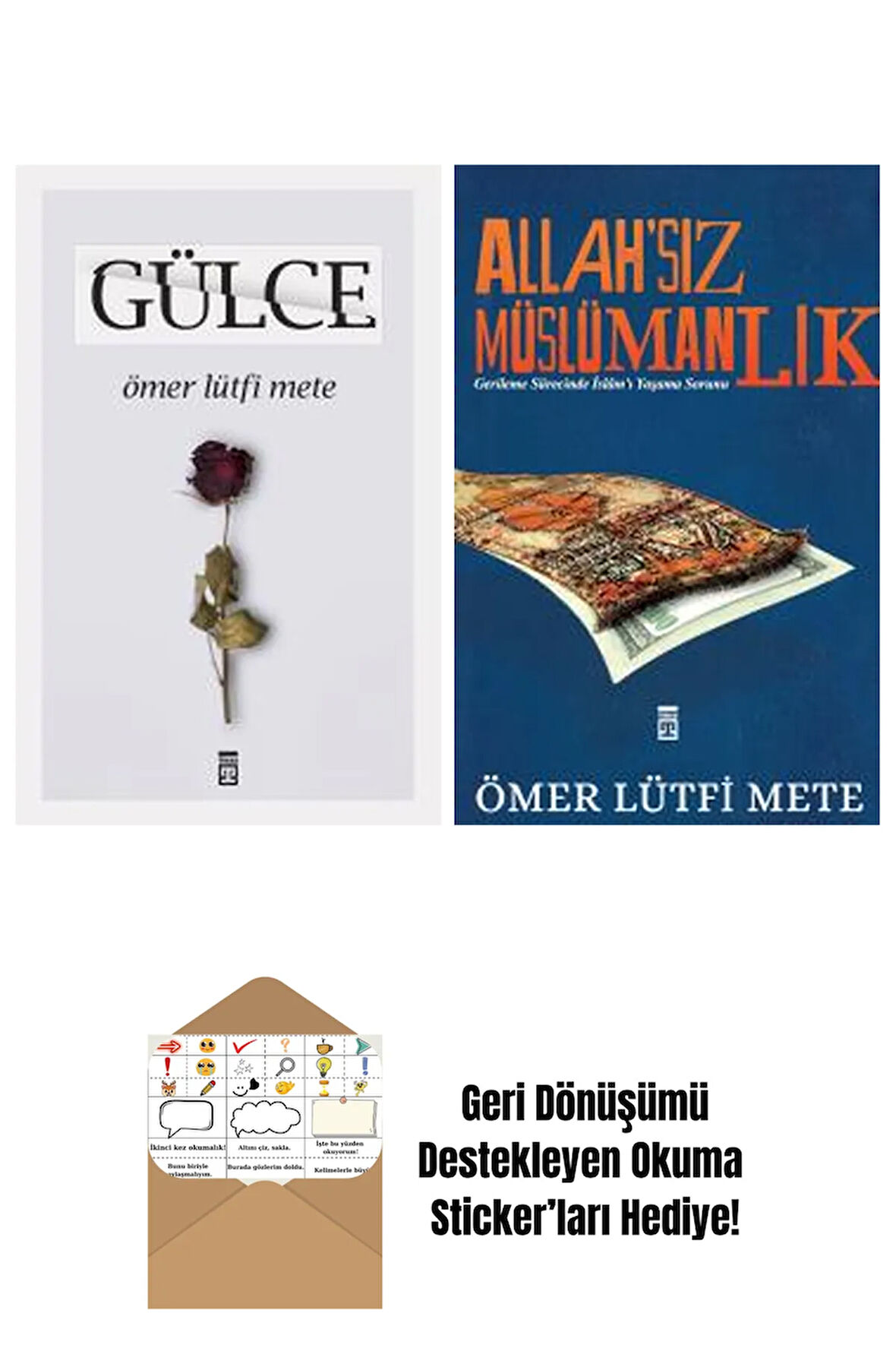 Ömer Lütfi Mete 2 Kitap Seti + Okuma Sticker'ları