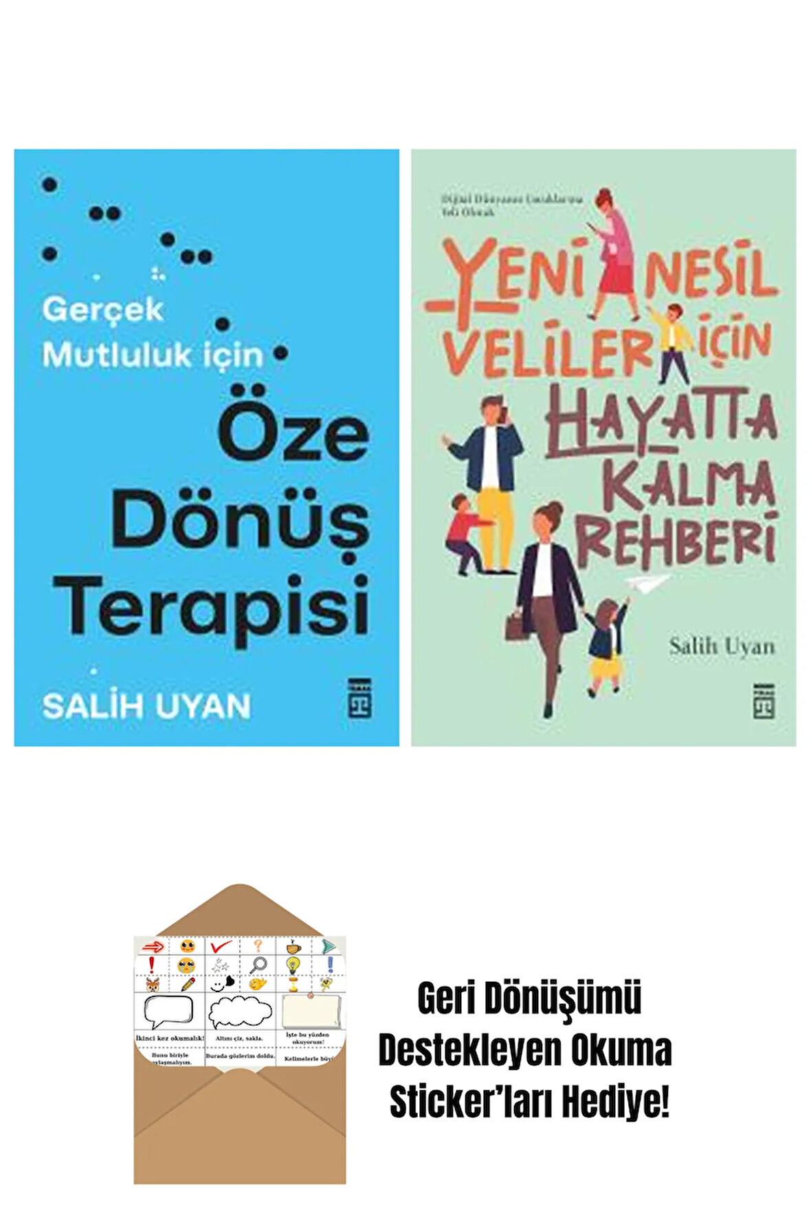 Salih Uyan 2 Kitap Seti + Okuma Sticker'ları