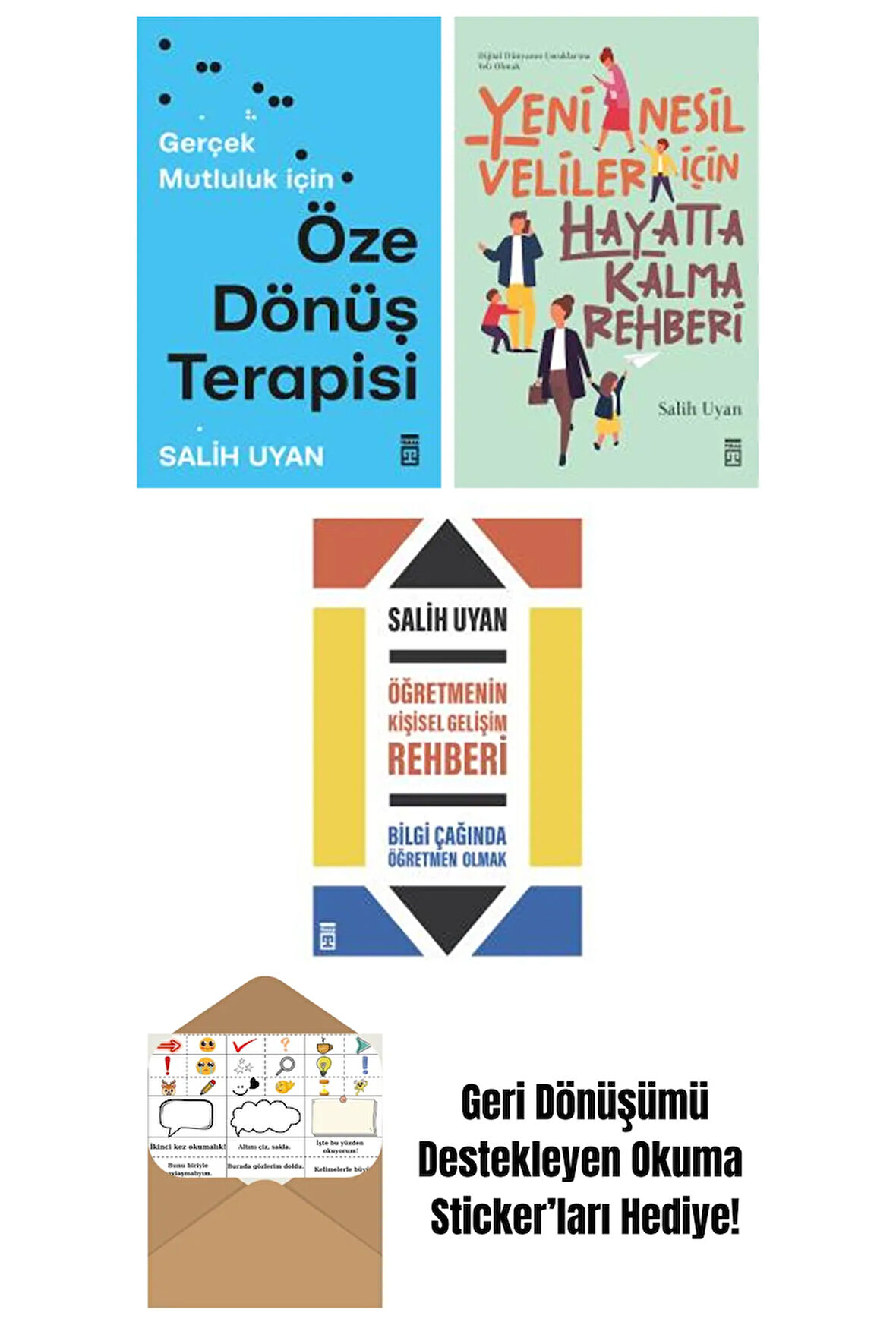 Salih Uyan 3 Kitap Seti + Okuma Sticker'ları