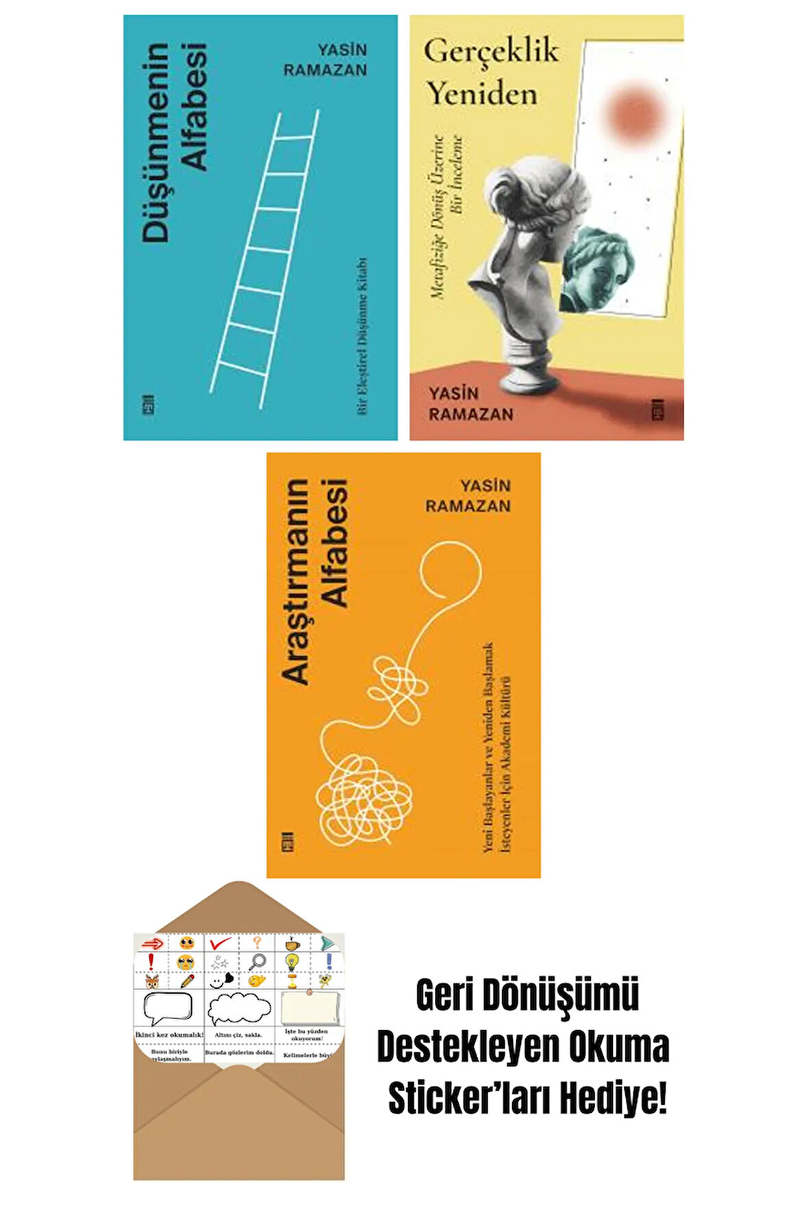 Yasin Ramazan 3 Kitap Seti + Okuma Sticker'ları