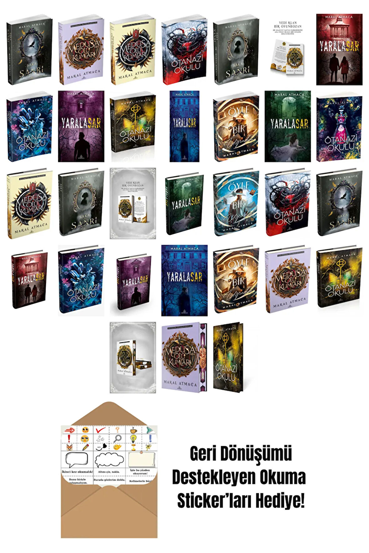 Maral Atmaca 31 Kitap Seti + Okuma Sticker'ları