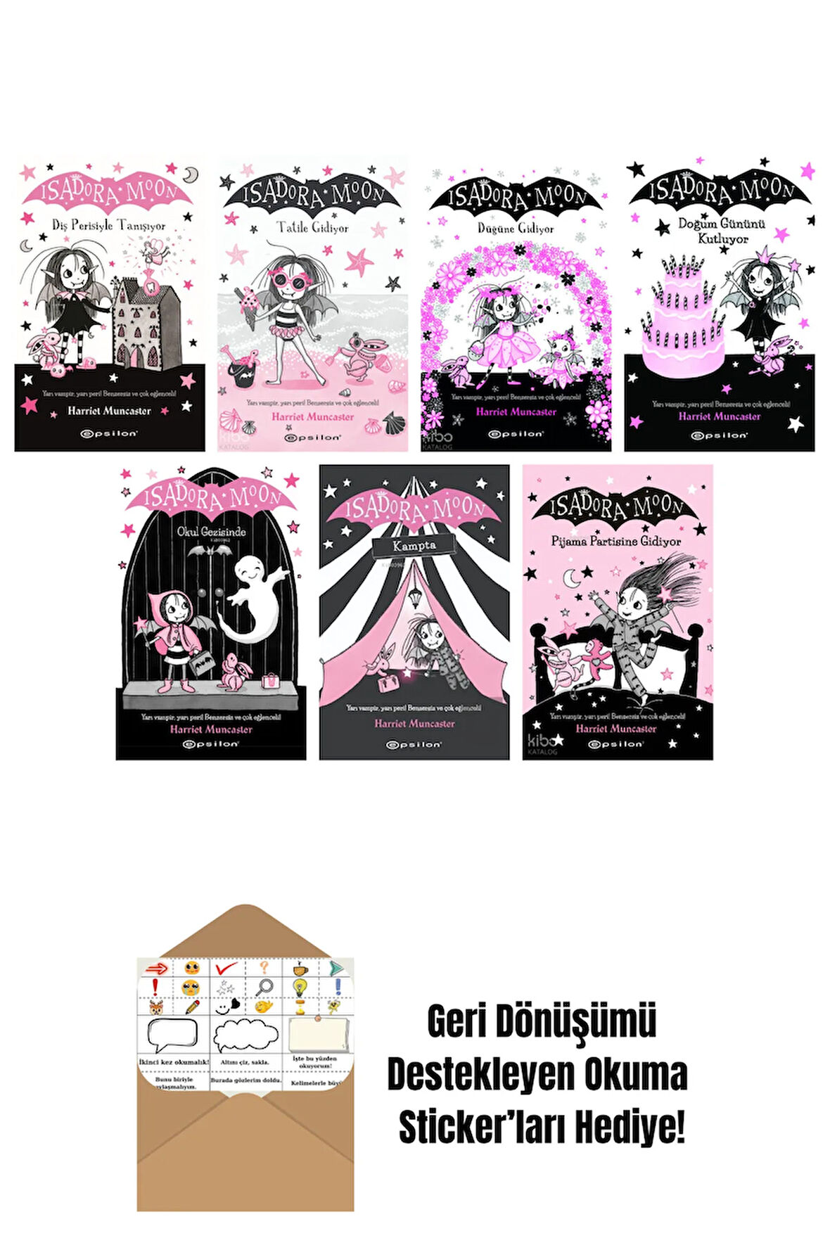 Harriet Muncaster 7 Kitap Seti + Okuma Sticker'ları