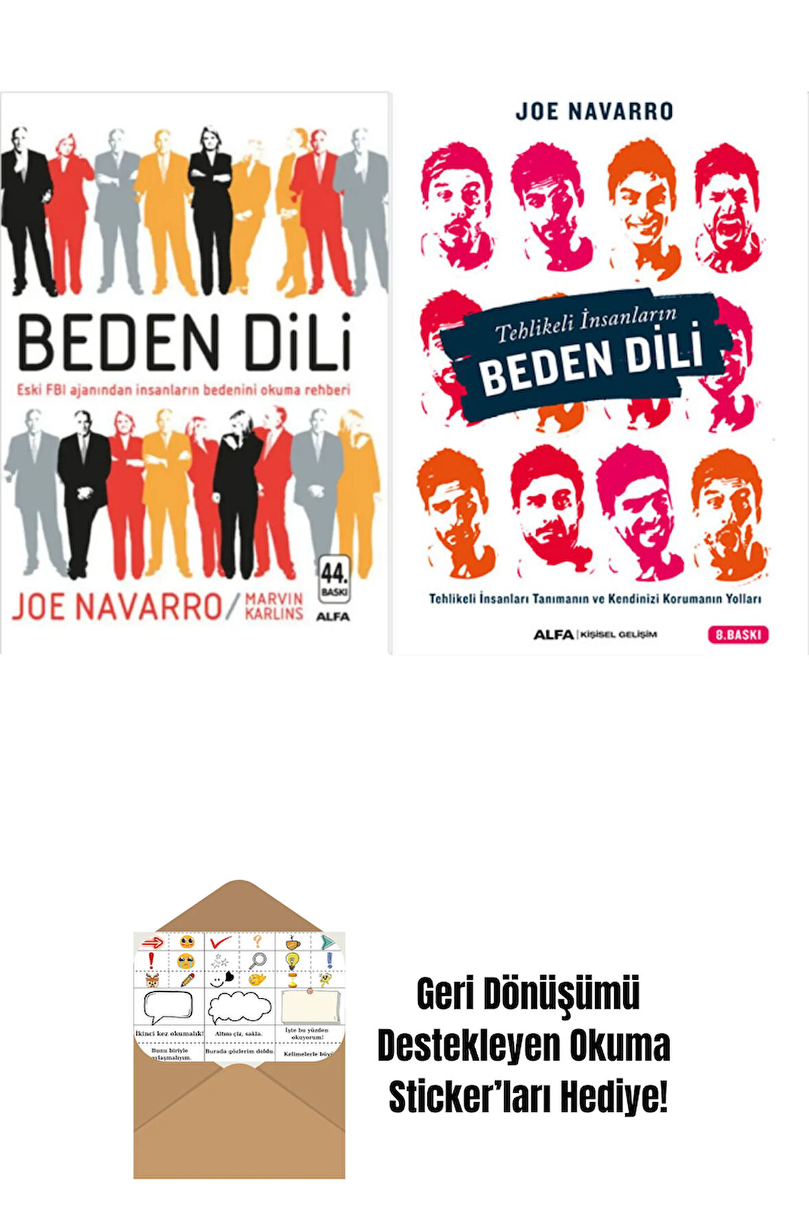 Beden Dili 2 Kitap Set + Okuma Sticker'ları