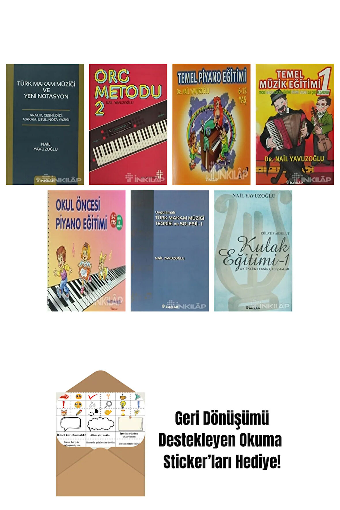 Nail Yavuzoğlu 7 Kitap Seti + Okuma Sticker'ları