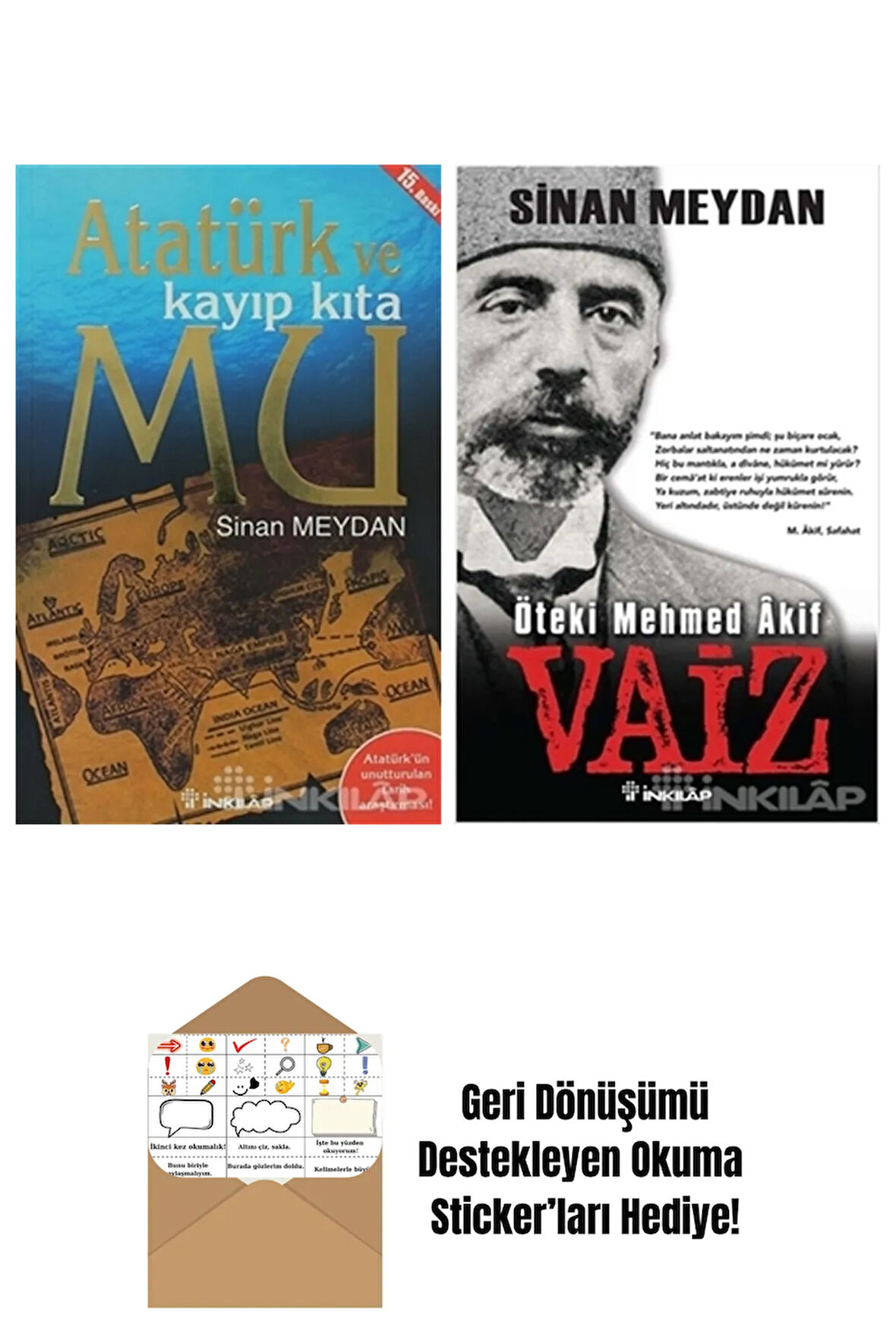 Sinan Meydan 2 Kitap Seti + Okuma Sticker'ları