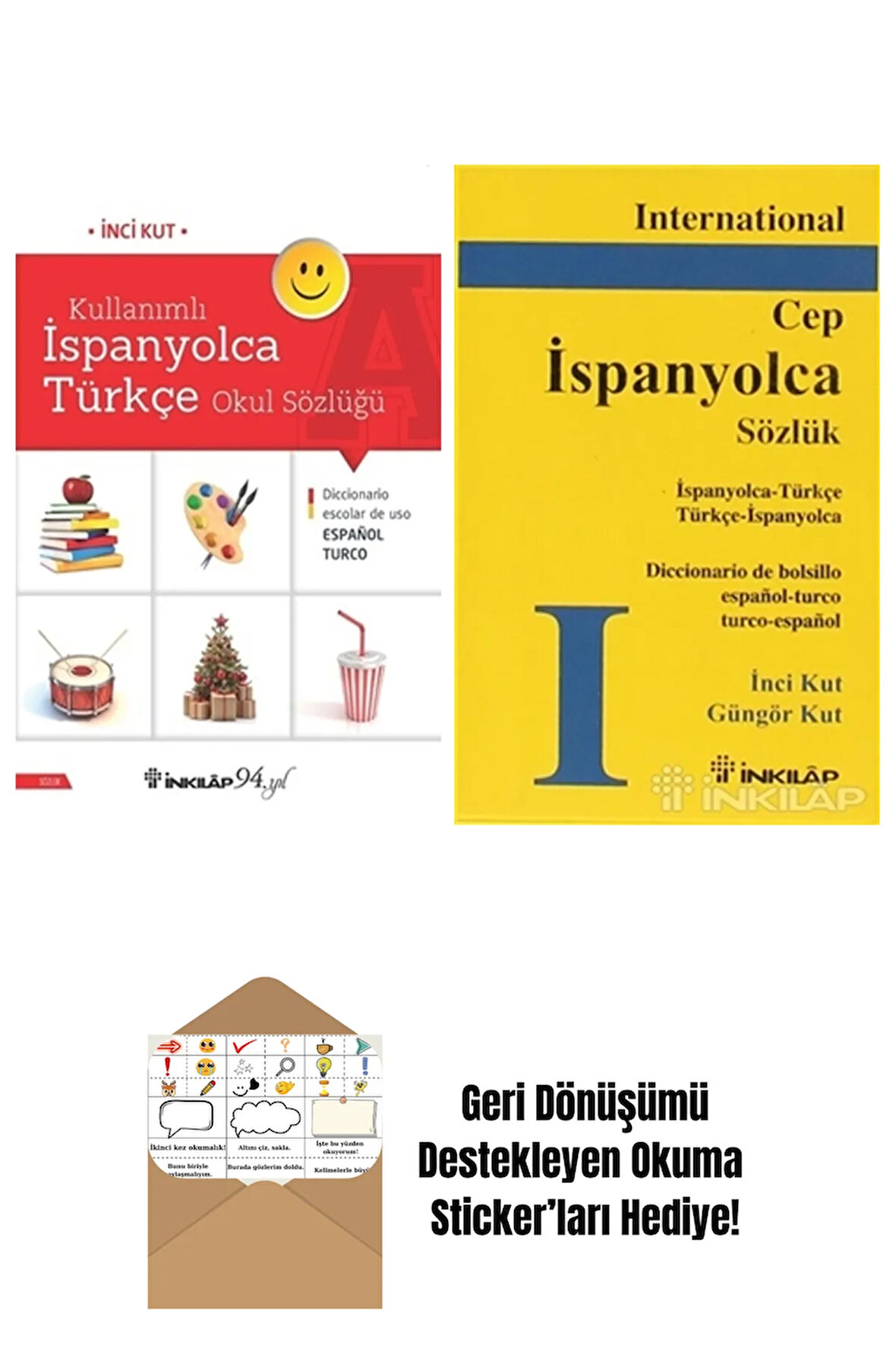 İnci Kut 2 Kitap Seti + Okuma Sticker'ları