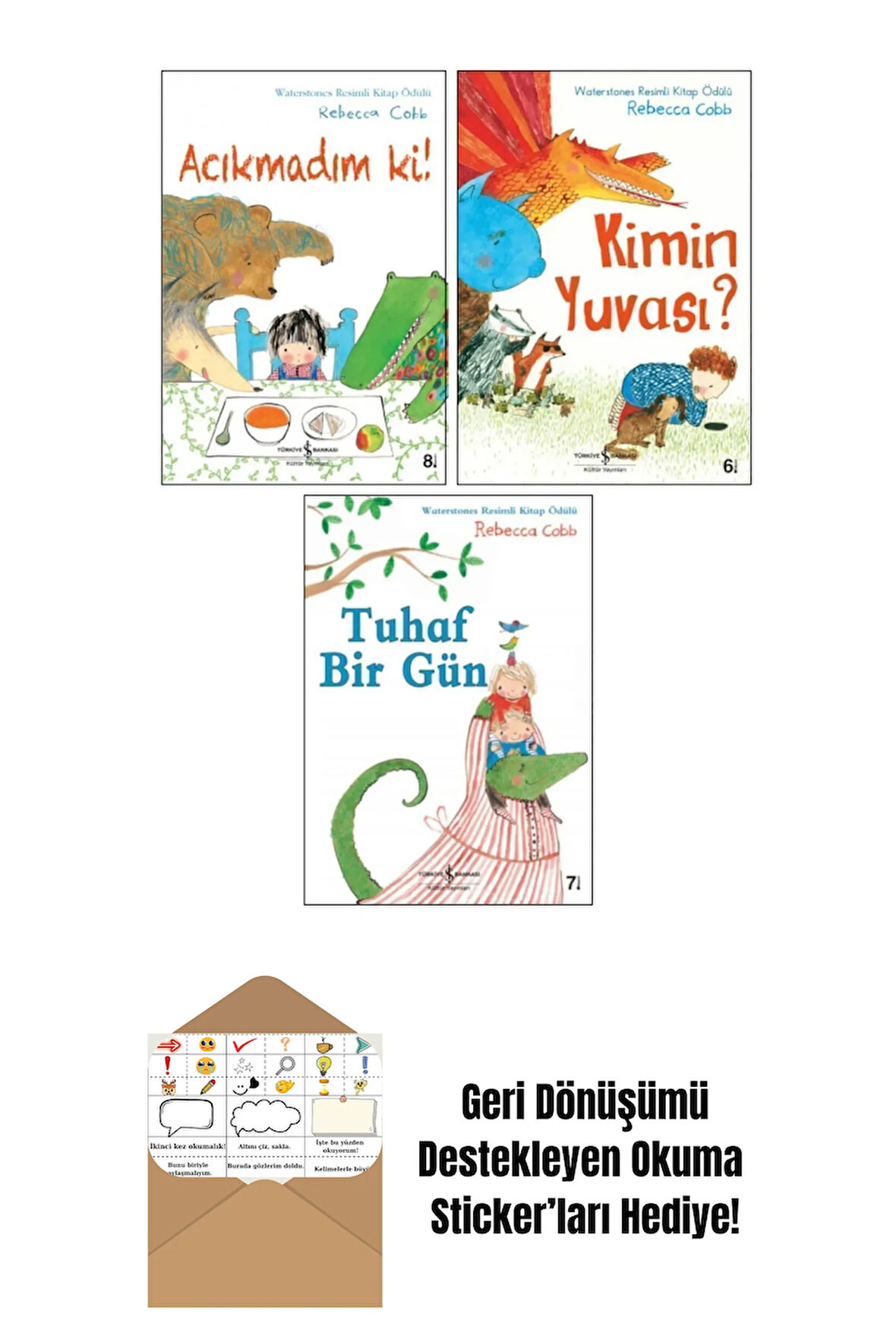 Tuhaf Bir Gün 3'lü Resimli Hikaye Kitabı Seti + Okuma Sticker'ları