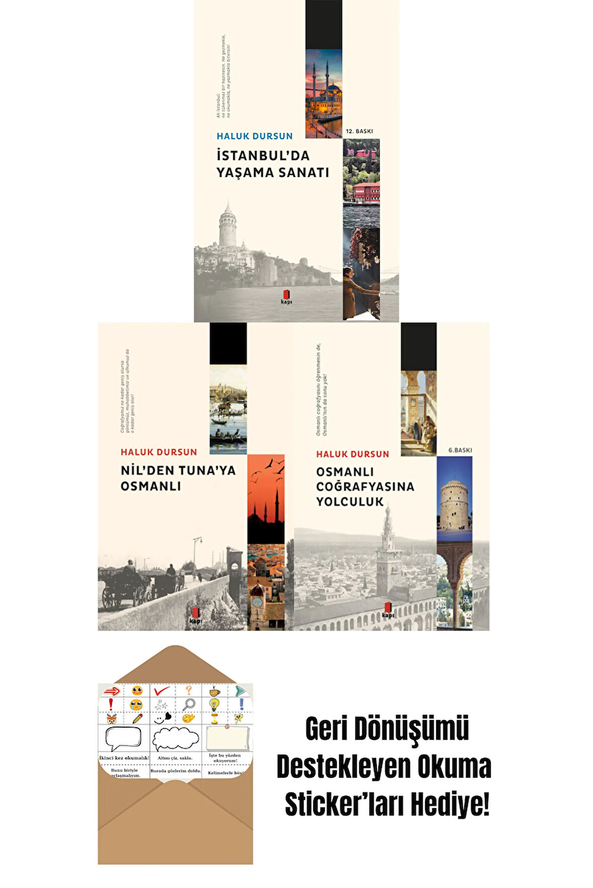 Haluk Dursun 3 Kitap Set + Okuma Sticker'ları