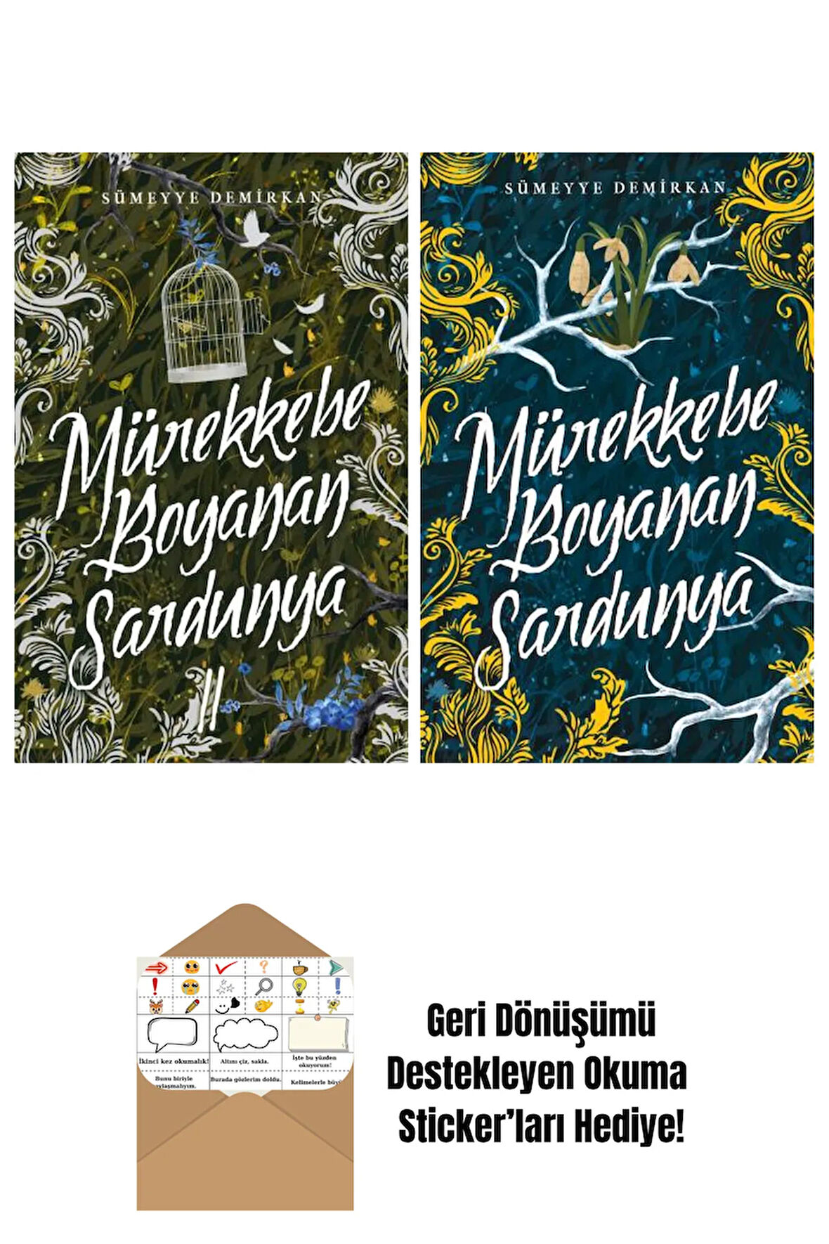 Sümeyye Demirkan 2 Kitap Seti + Okuma Sticker'ları